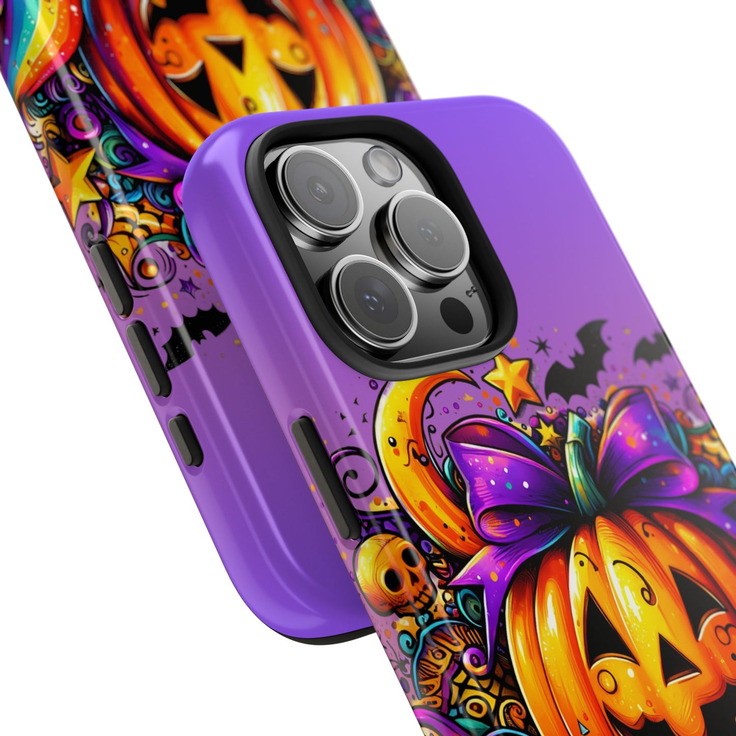 Spooky season pumpkin, Halloween themed Phone case iPhone compatible Models 11-16