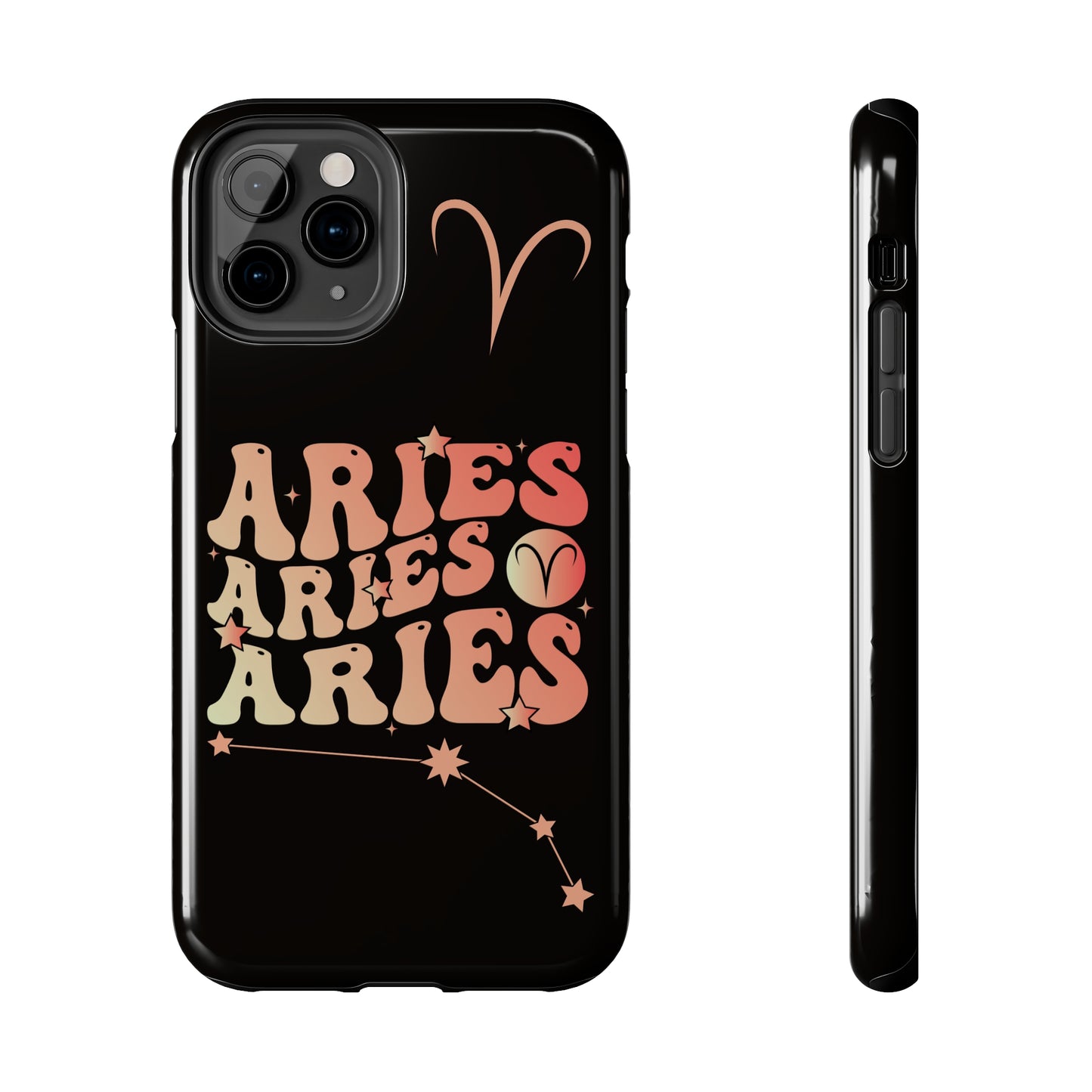 Aries bubble letter Tough iPhone Case iphone 14 accessories