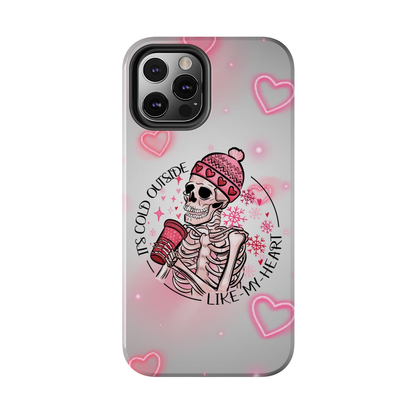 It's cold outside like my heart-Valentines day iPhone case- Romantic & stylish design
