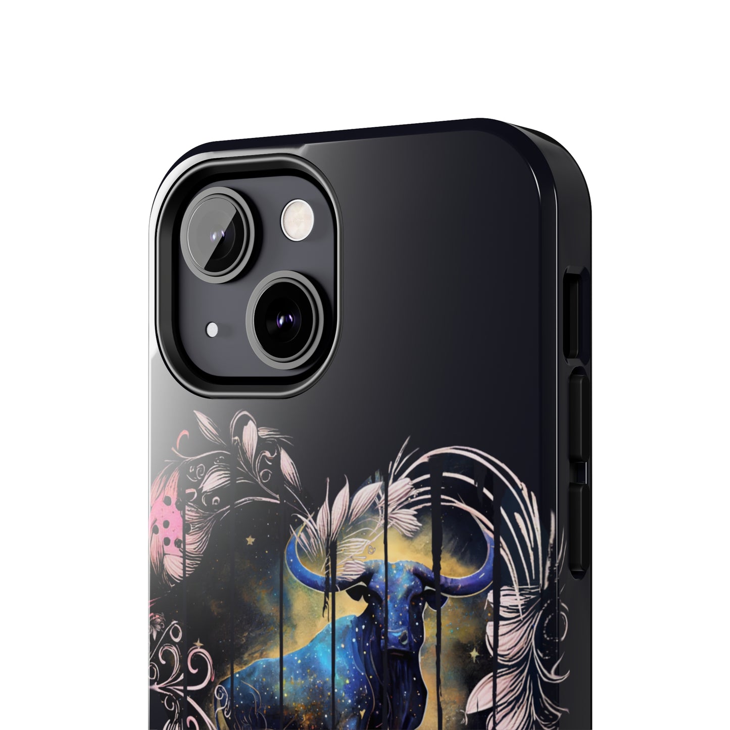 Taurus bull art Tough iPhone Case iphone 14 accessories