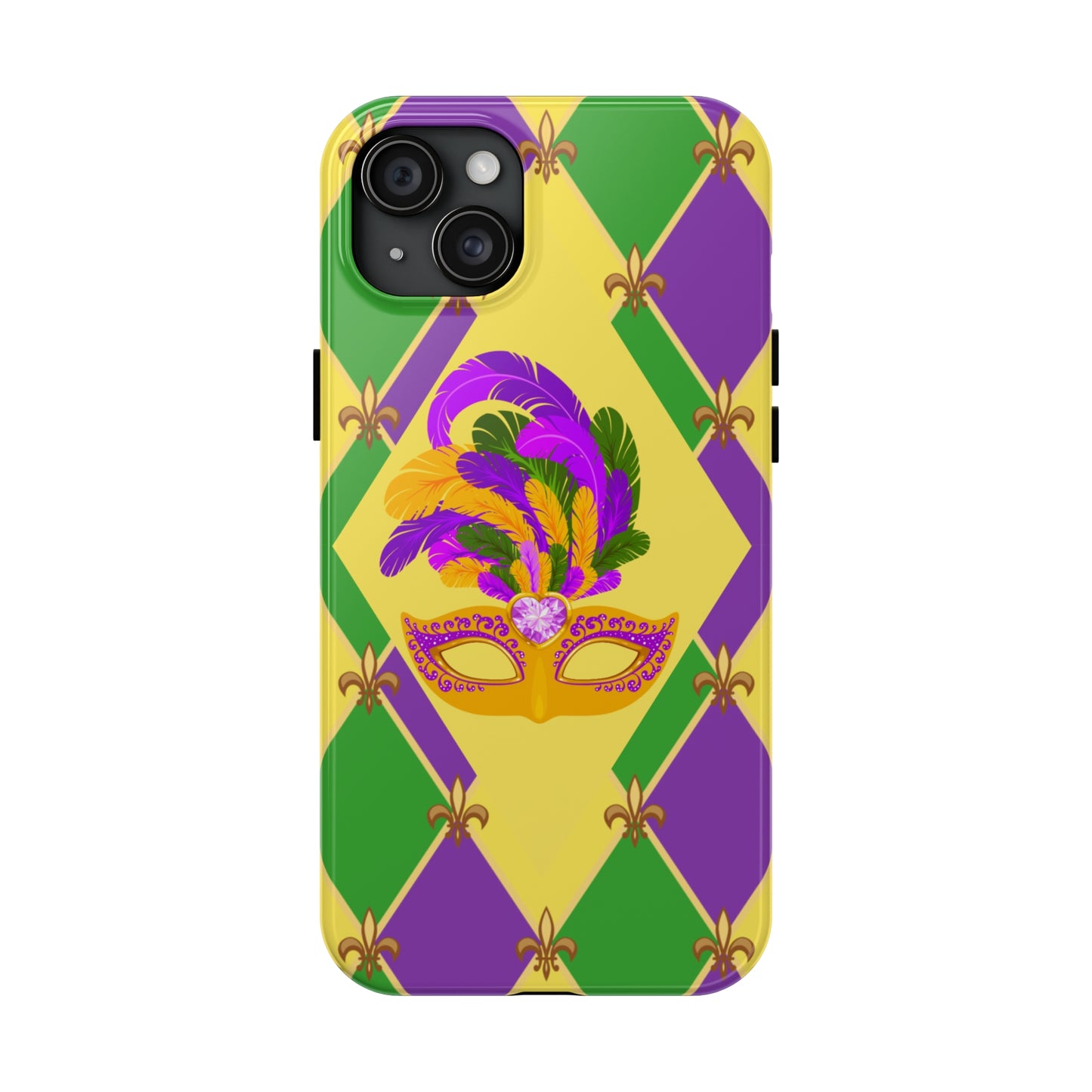 Mardi Gras fun Tough iPhone Case iPhone 15 accessories