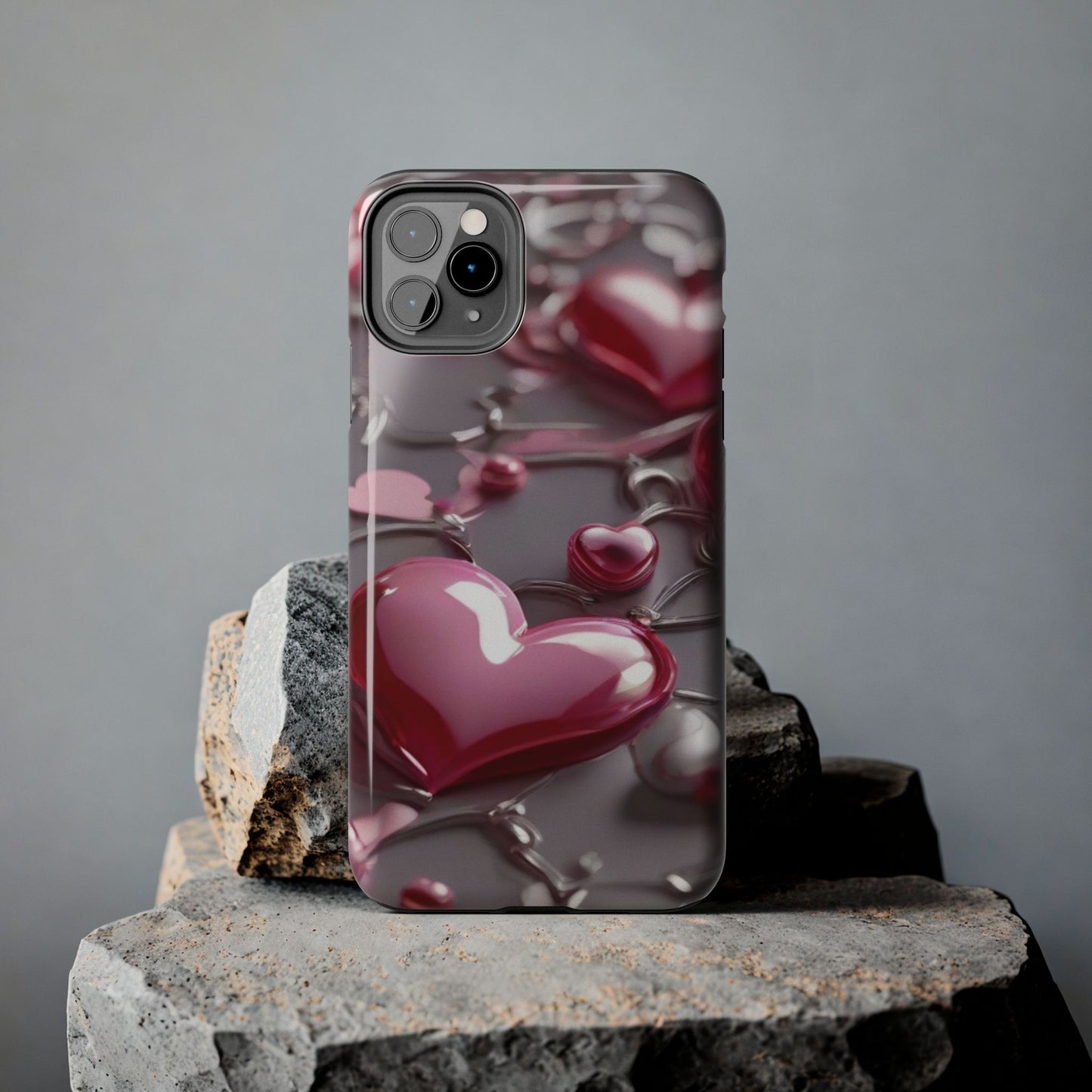 Wired heart- Valentines day iPhone case- Romantic & stylish design