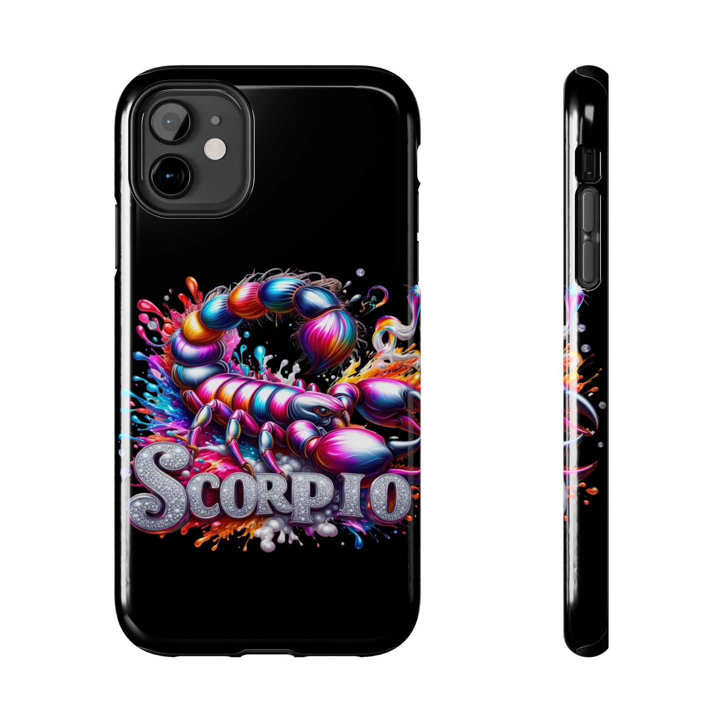 Colorful Scorpio Zodiac iPhone case Cover Models 11-16