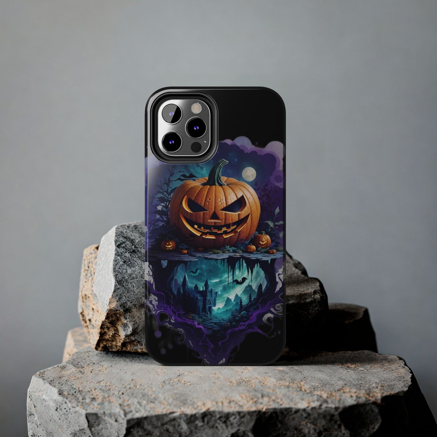Halloween jack-o-lantern Tough Phone Cases