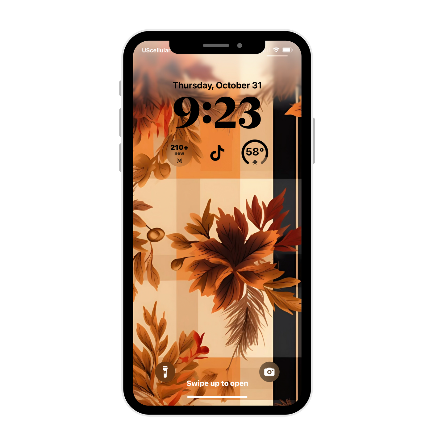 Fall floral iPhone wallpaper iPhone lock screen art digital download