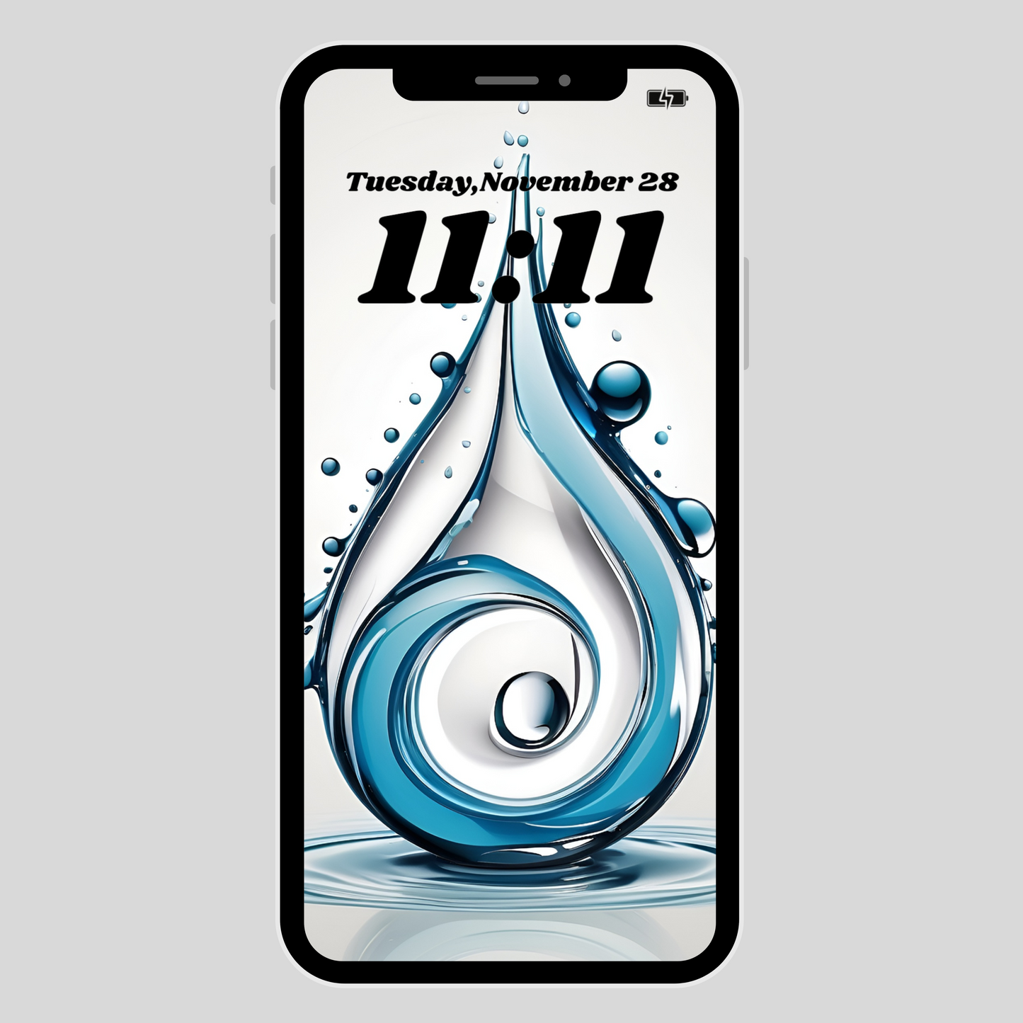 IPhone wallpaper/mystical raindrop/ instant download