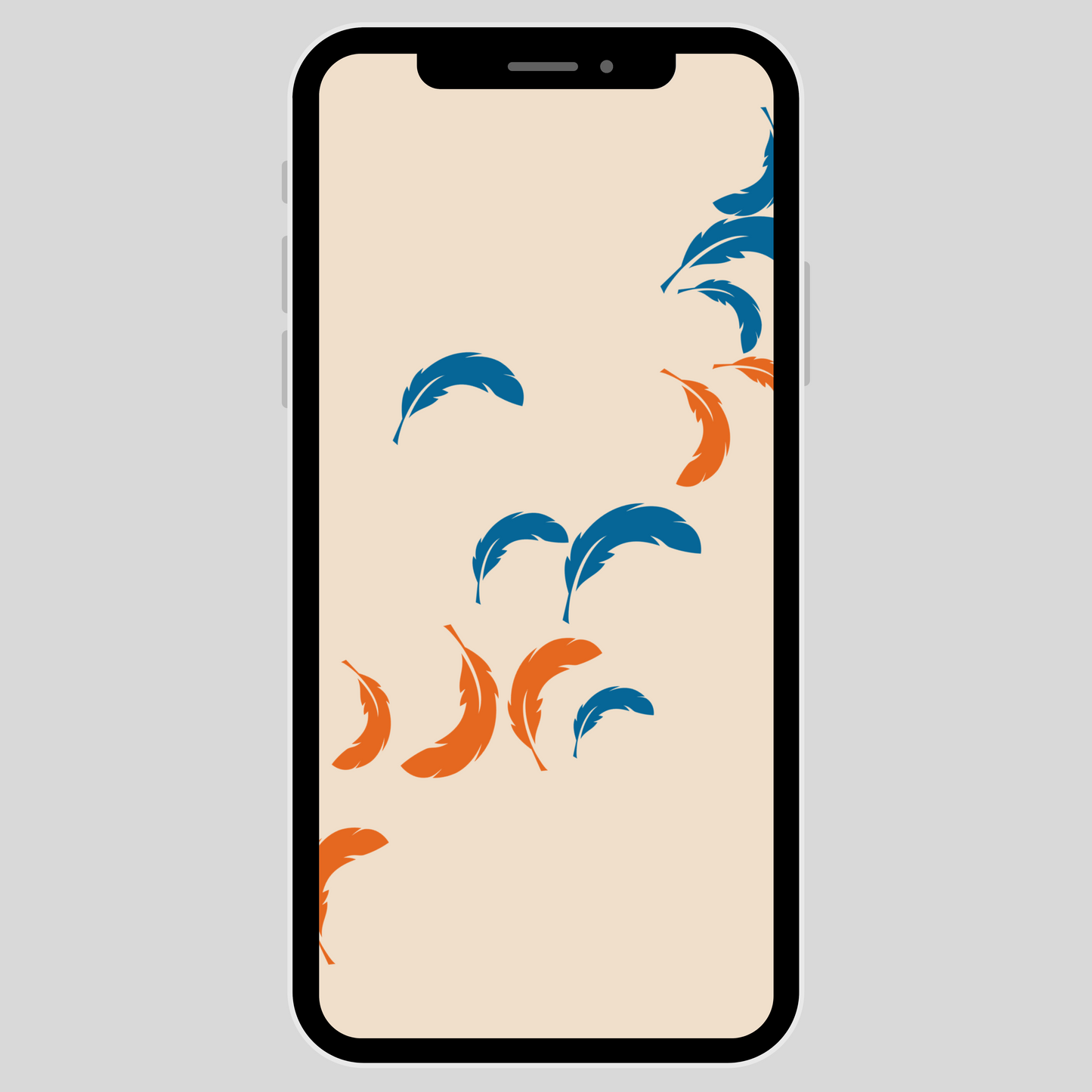 IPhone wallpaper/ tattoo flower/ instant download
