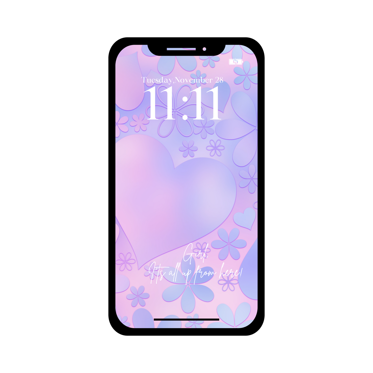 Self Love phone wallpaper iPhone lock screen art bundle