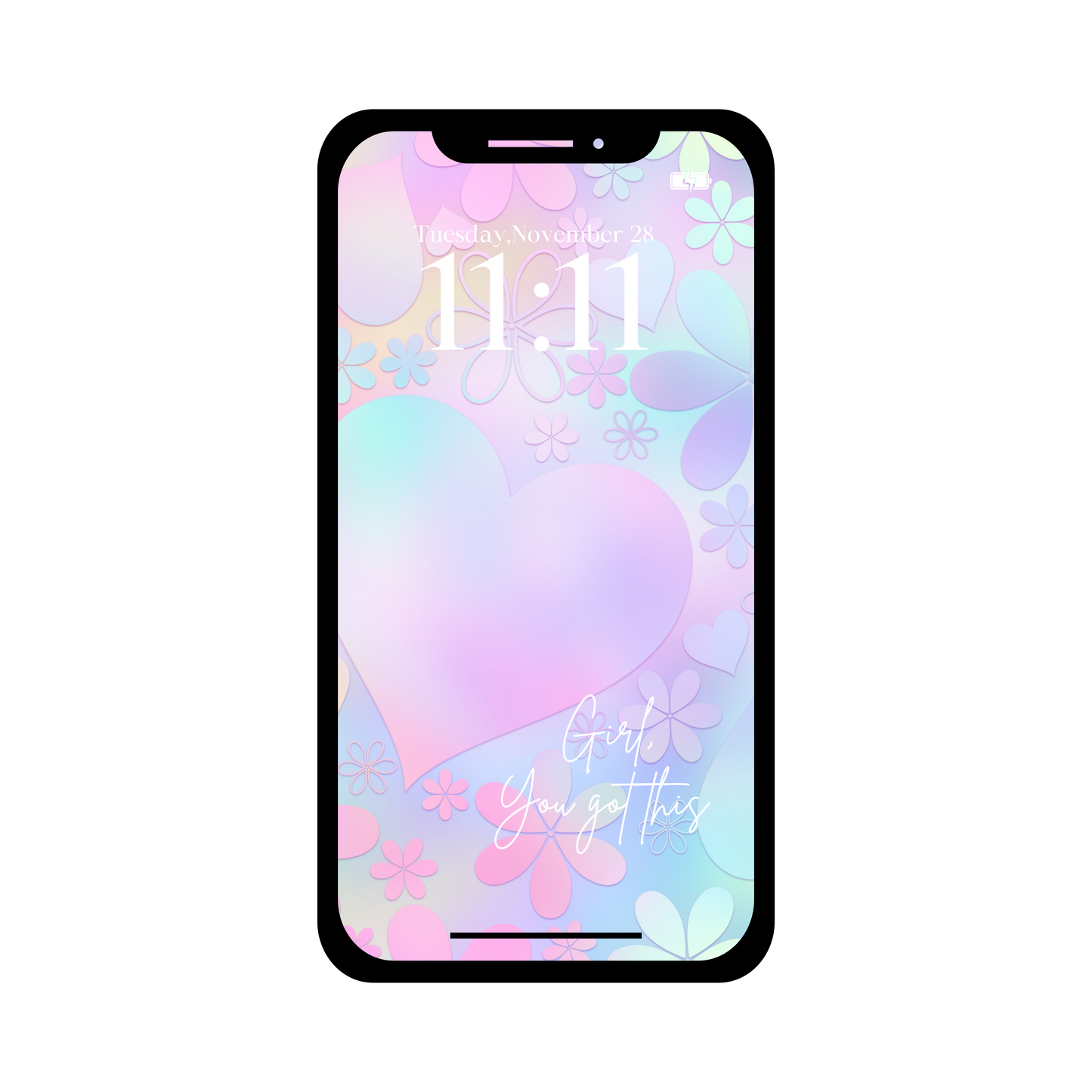 Self Love phone wallpaper iPhone lock screen art bundle