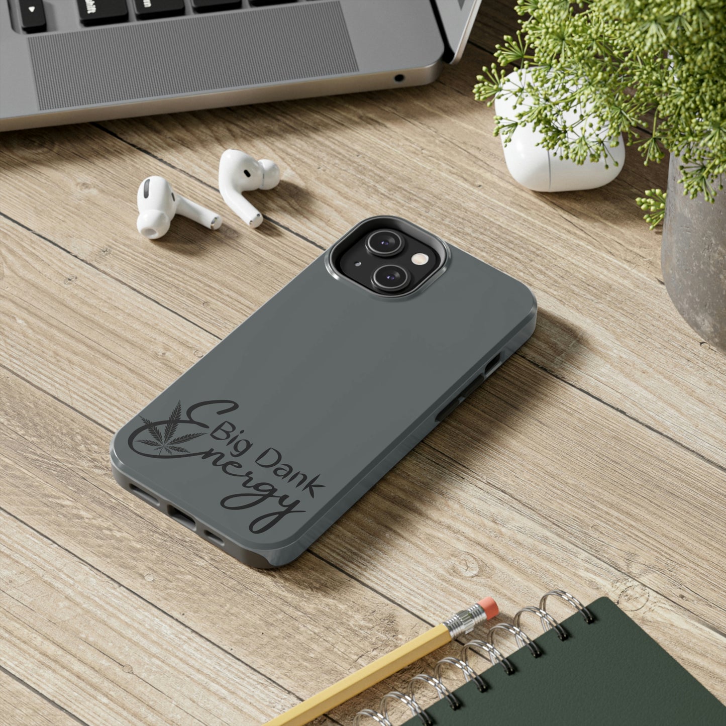 Big dank energy/ grey Tough IPhone Cases, Case-Mate
