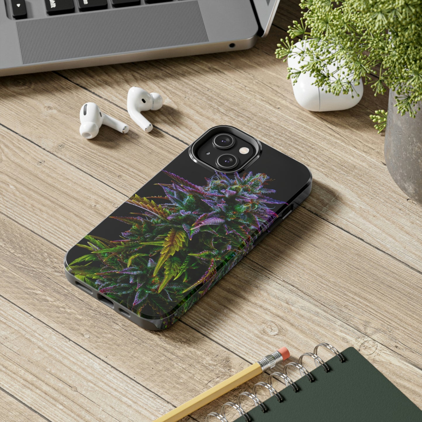 Beautiful bud hemp Tough IPhone Case