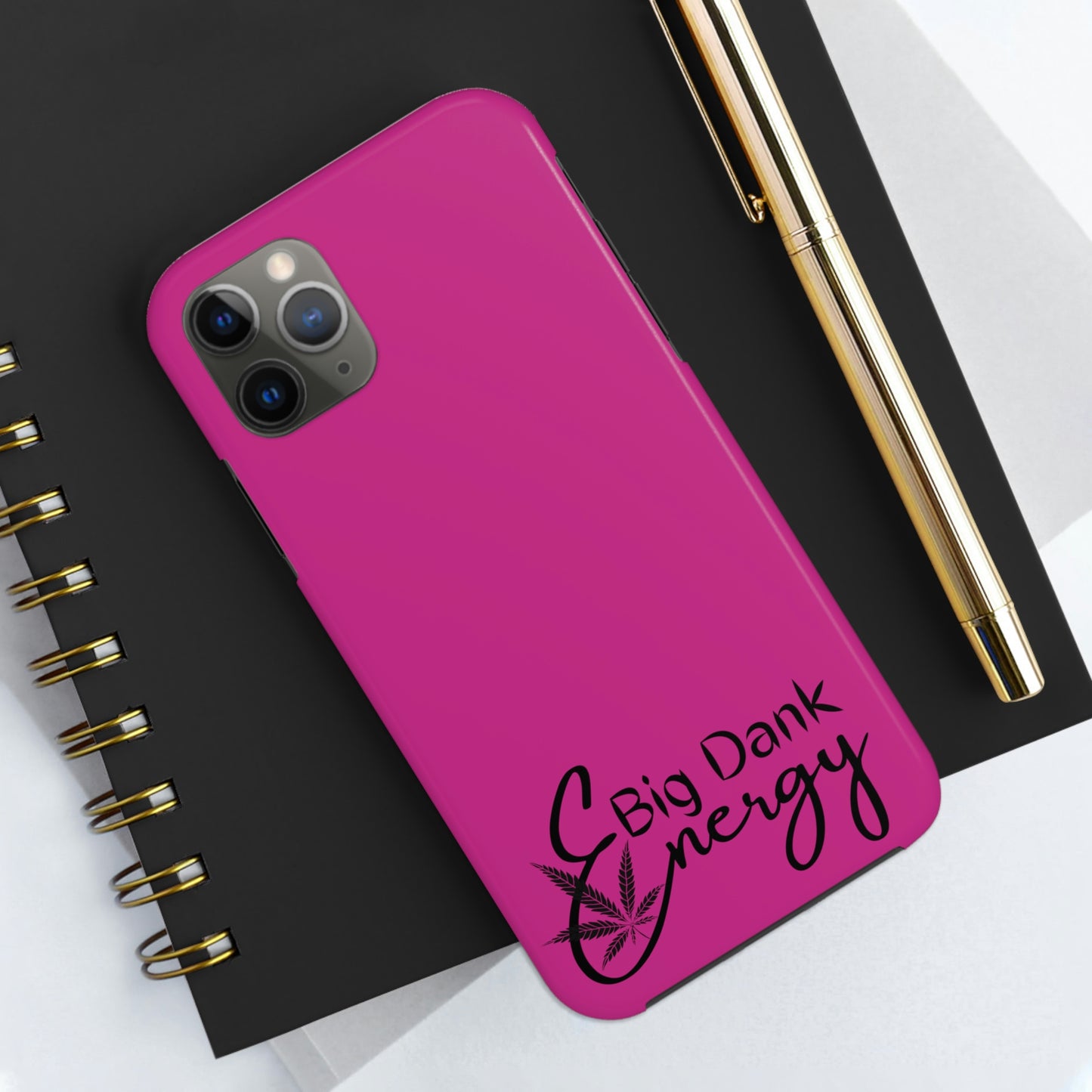 Big dank energy /pink Tough IPhone Cases, Case-Mate