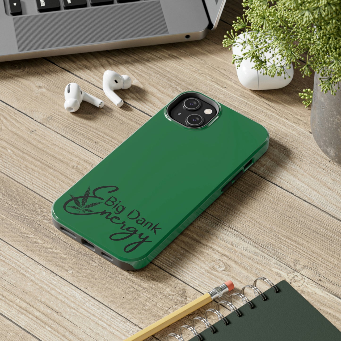 Big dank energy/ green Tough IPhone Cases, Case-Mate
