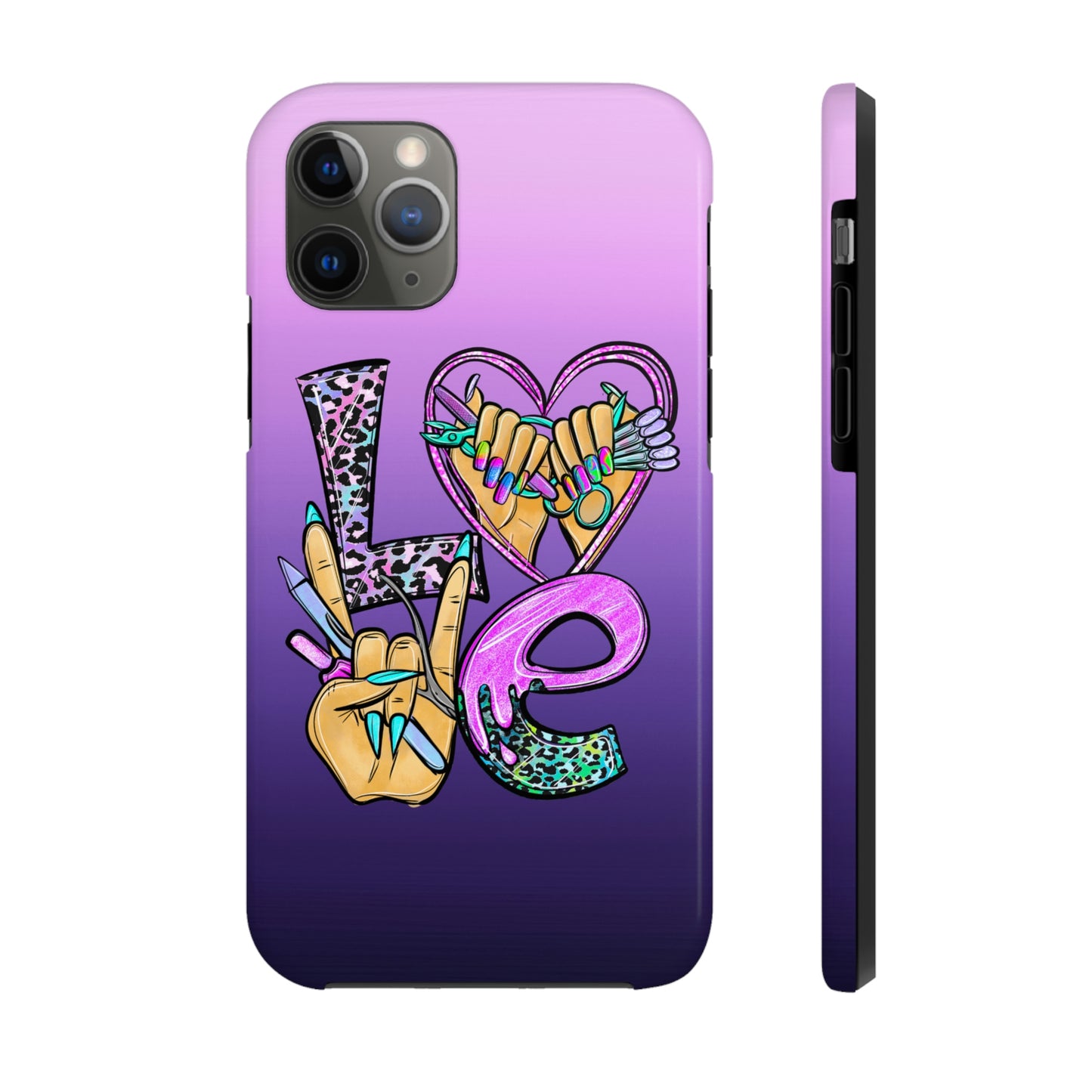 Nail tech, LOVE/ Tough iPhone Case/ Occupational/ iphone accessories