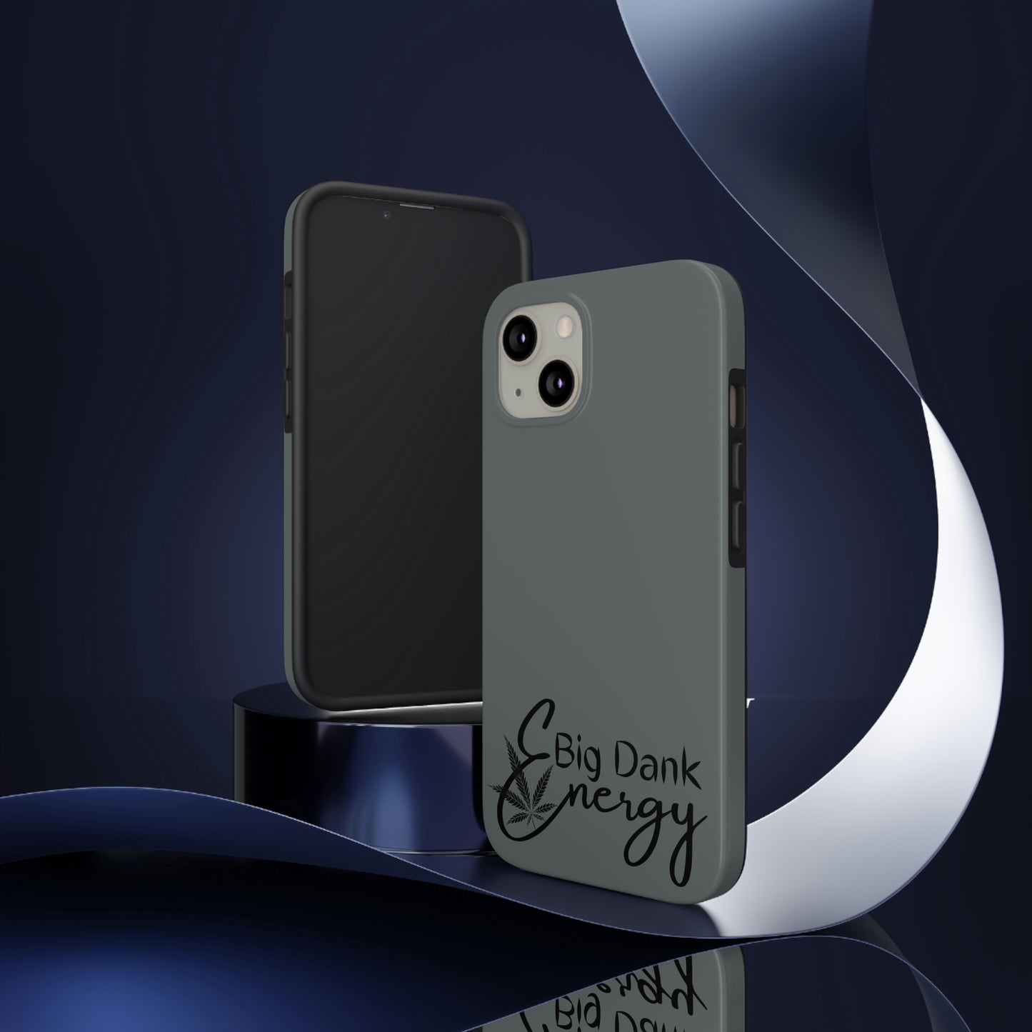 Big dank energy/ grey Tough IPhone Cases, Case-Mate