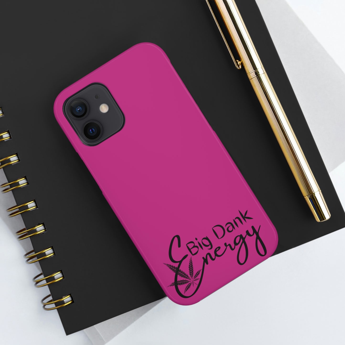 Big dank energy /pink Tough IPhone Cases, Case-Mate