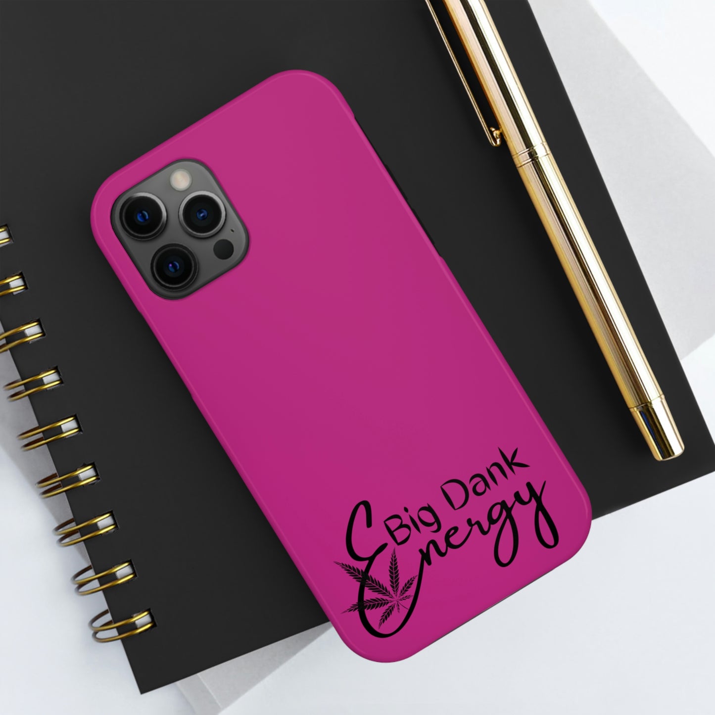 Big dank energy /pink Tough IPhone Cases, Case-Mate