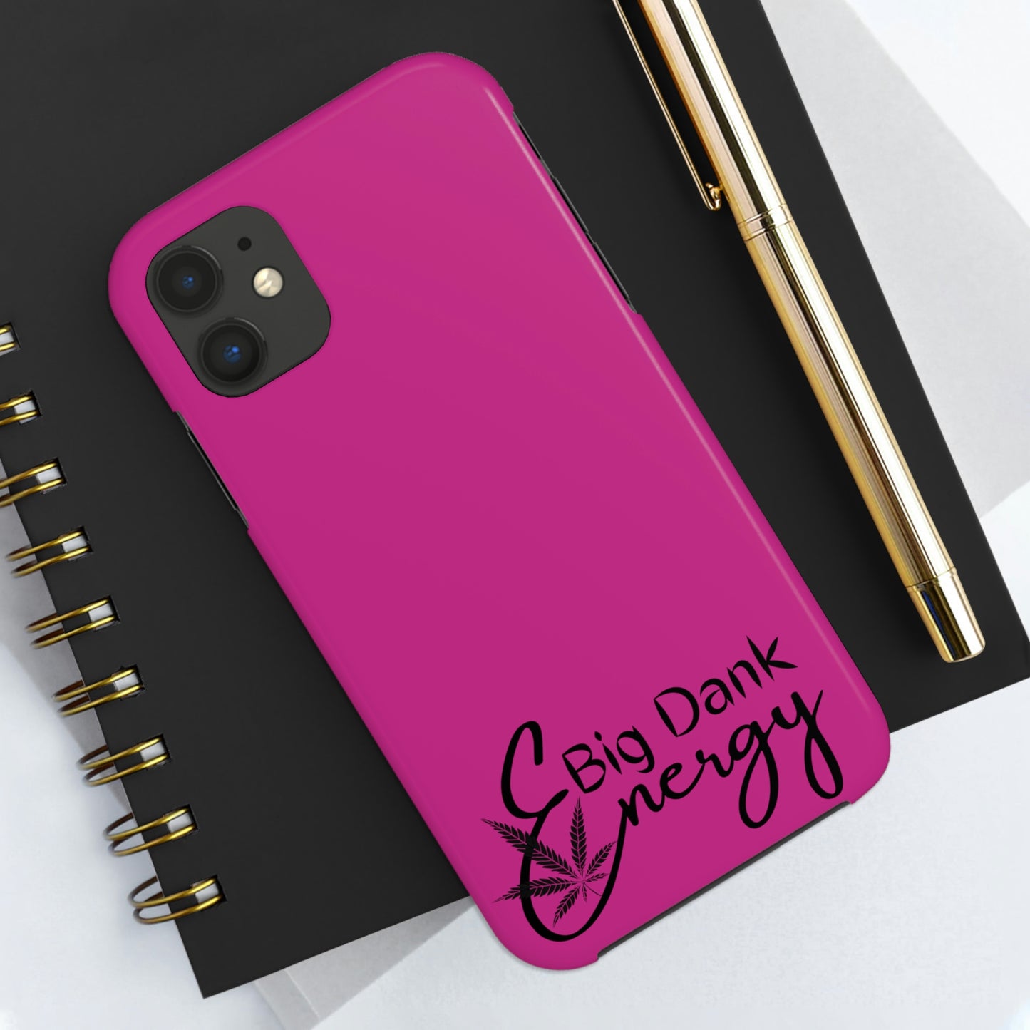 Big dank energy /pink Tough IPhone Cases, Case-Mate