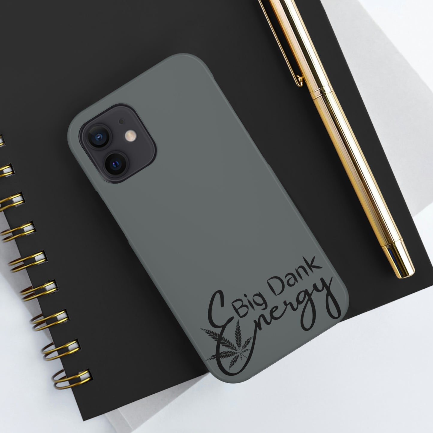 Big dank energy/ grey Tough IPhone Cases, Case-Mate