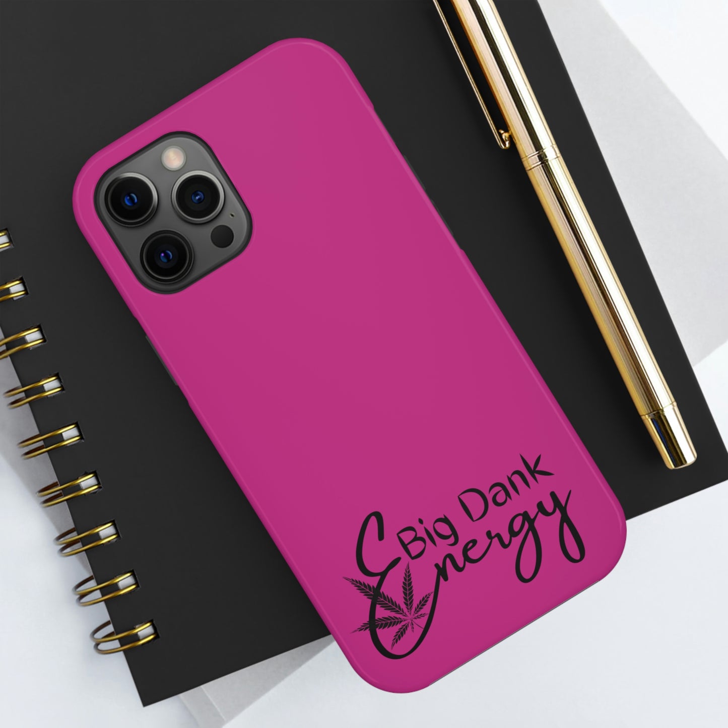 Big dank energy /pink Tough IPhone Cases, Case-Mate