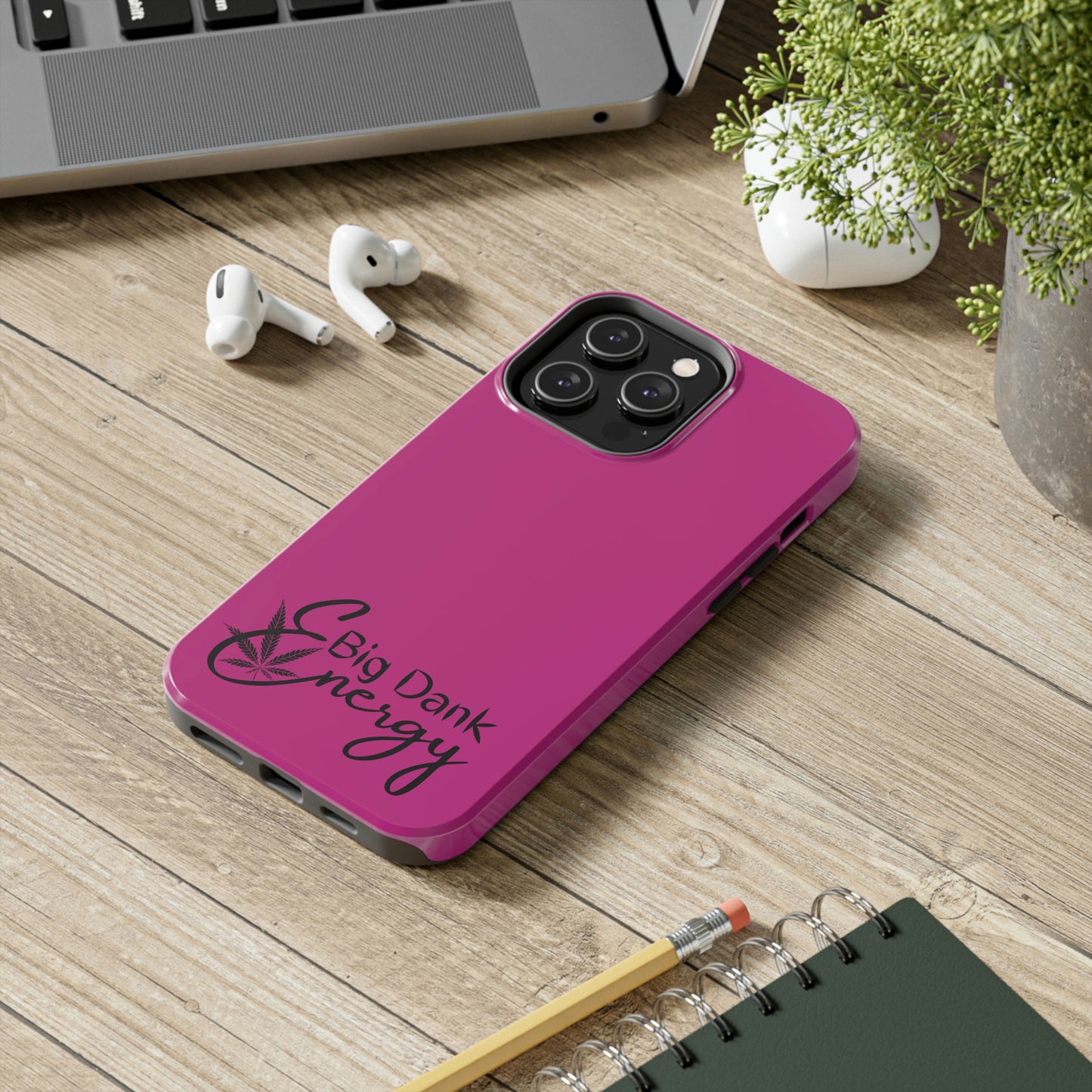 Big dank energy /pink Tough IPhone Cases, Case-Mate
