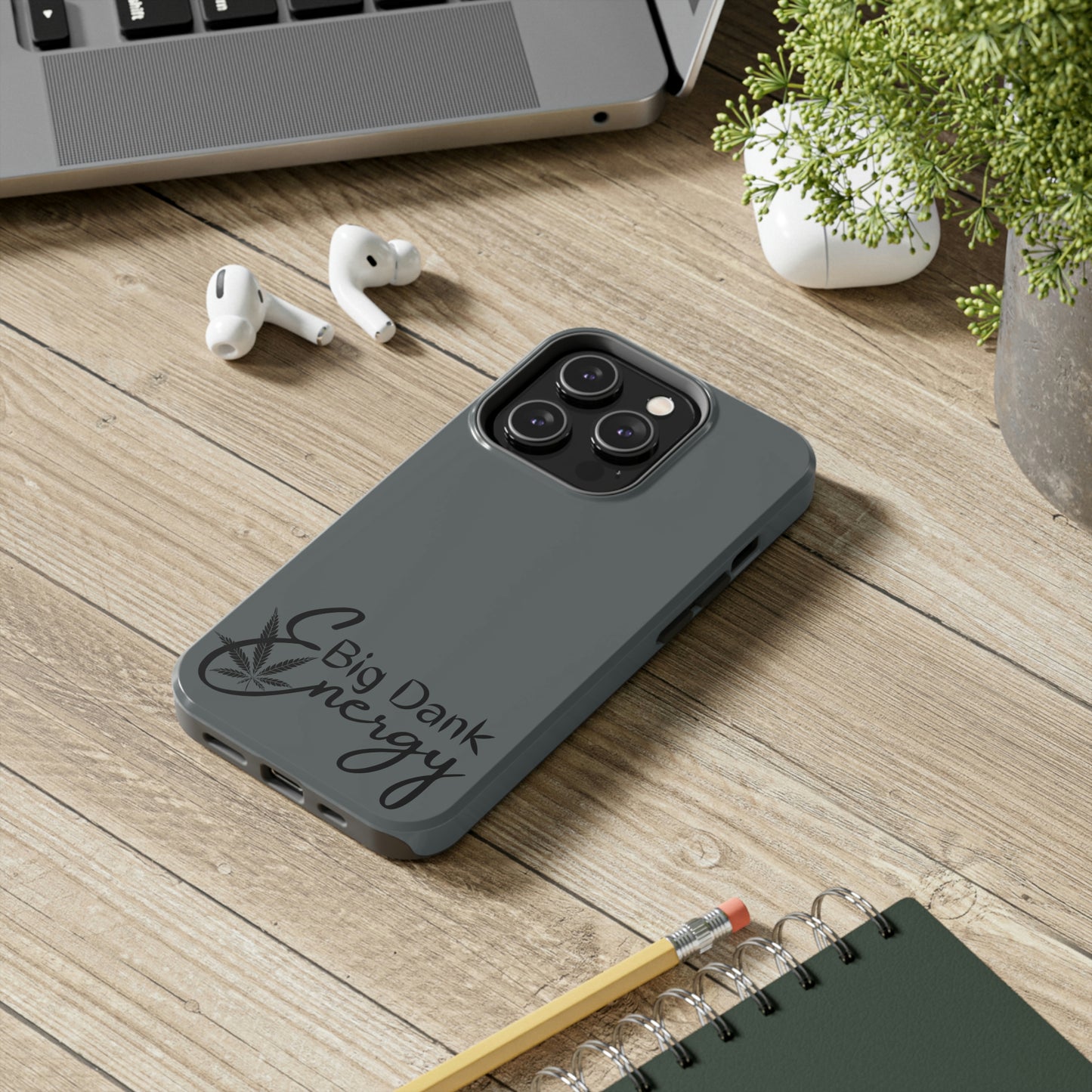 Big dank energy/ grey Tough IPhone Cases, Case-Mate