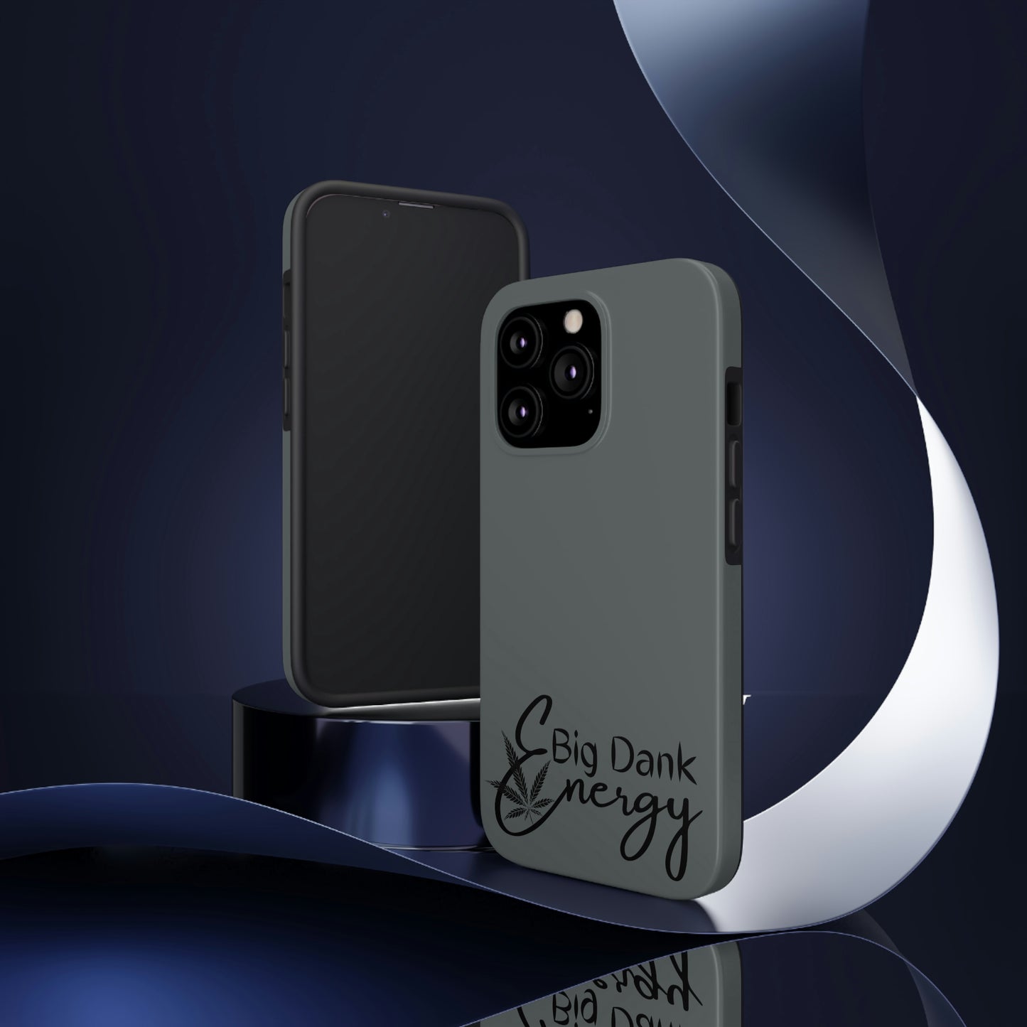 Big dank energy/ grey Tough IPhone Cases, Case-Mate