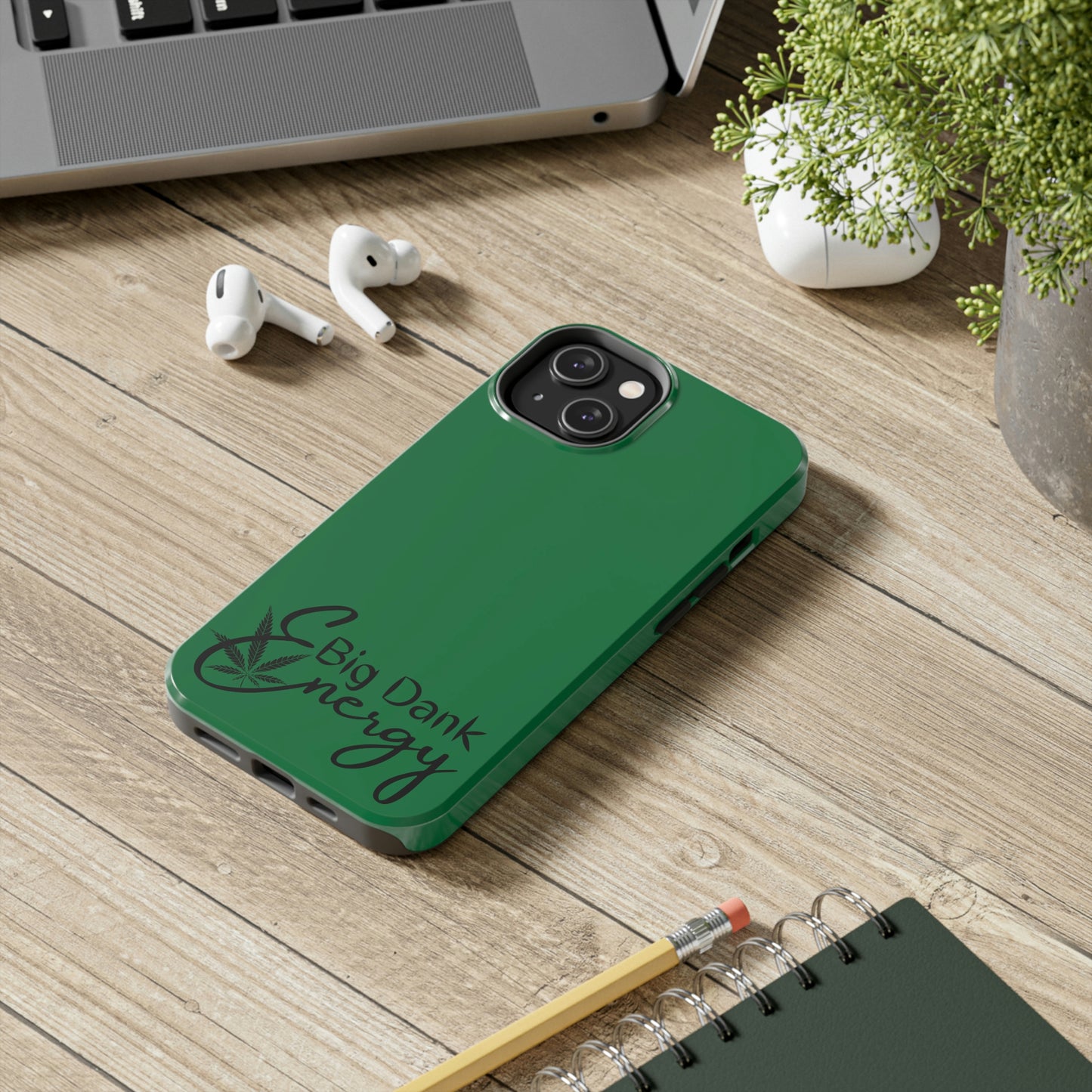 Big dank energy/ green Tough IPhone Cases, Case-Mate