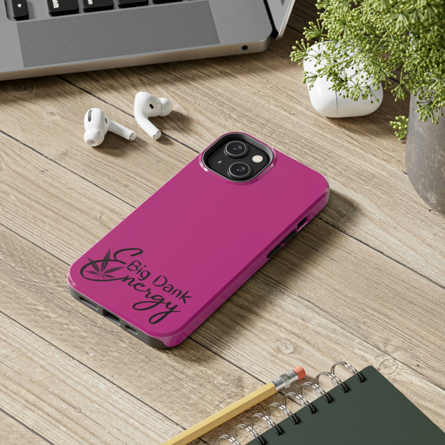 Big dank energy /pink Tough IPhone Cases, Case-Mate