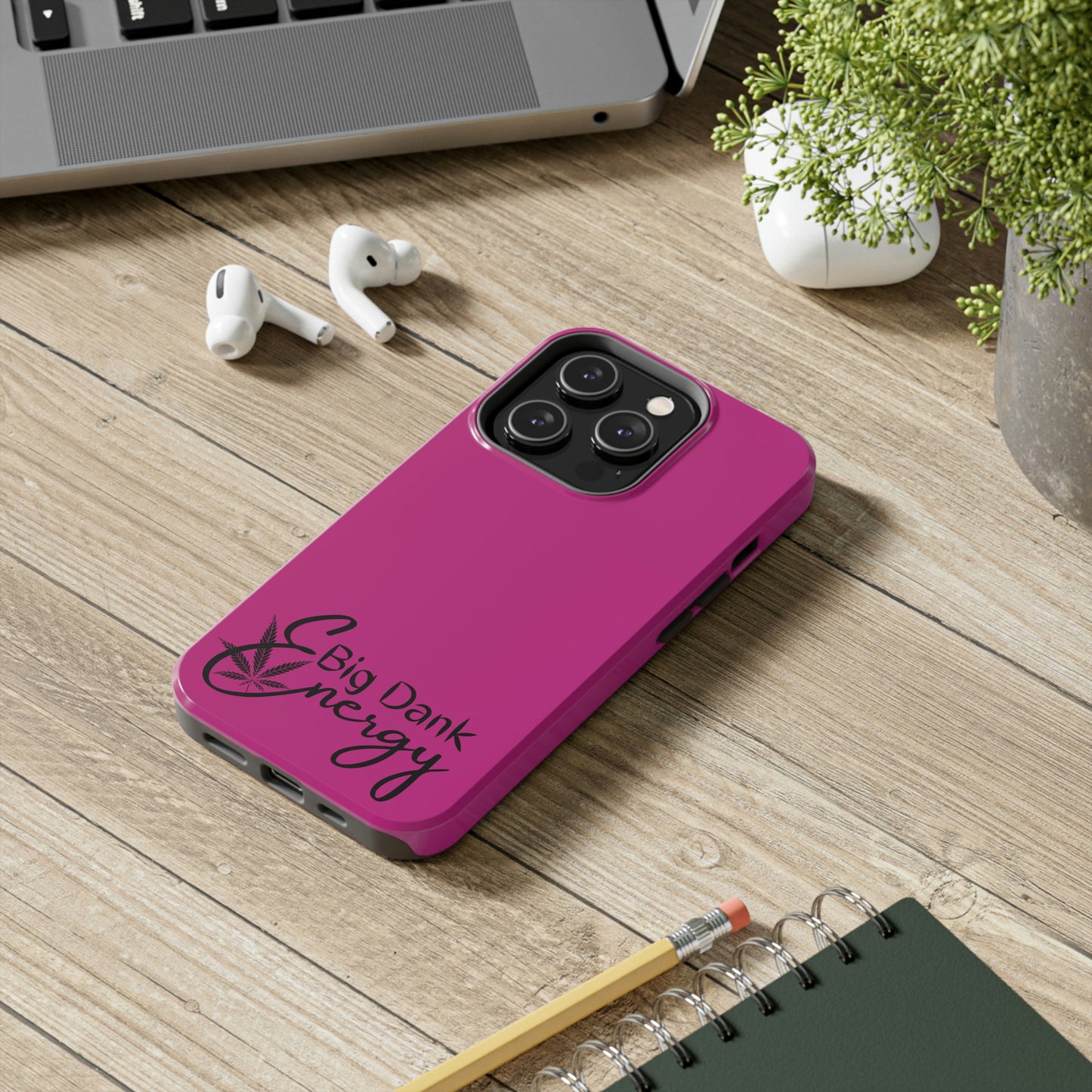 Big dank energy /pink Tough IPhone Cases, Case-Mate
