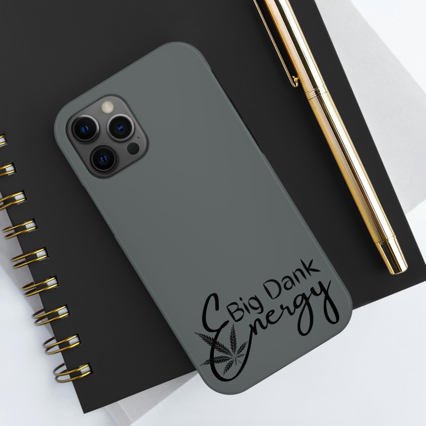 Big dank energy/ grey Tough IPhone Cases, Case-Mate