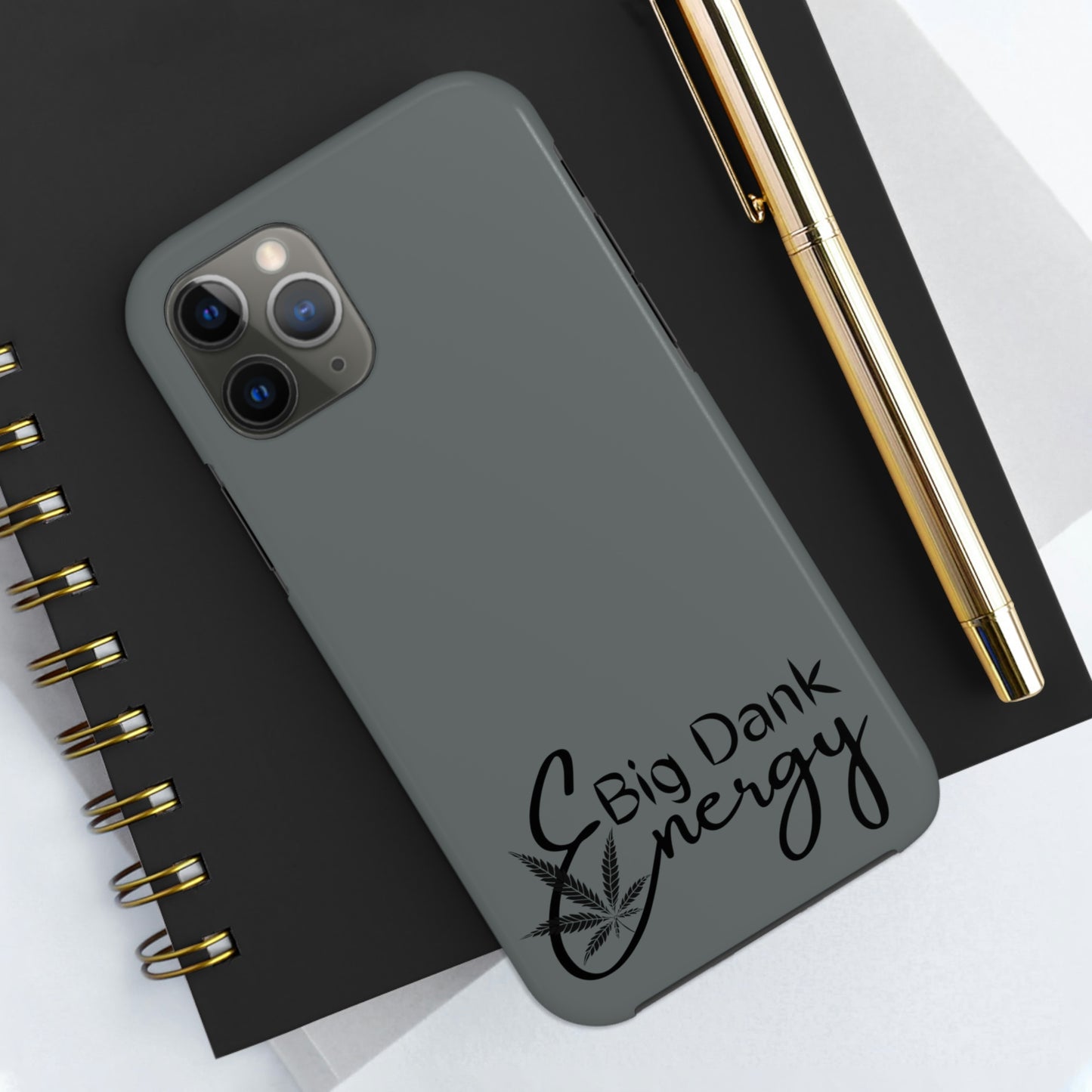 Big dank energy/ grey Tough IPhone Cases, Case-Mate