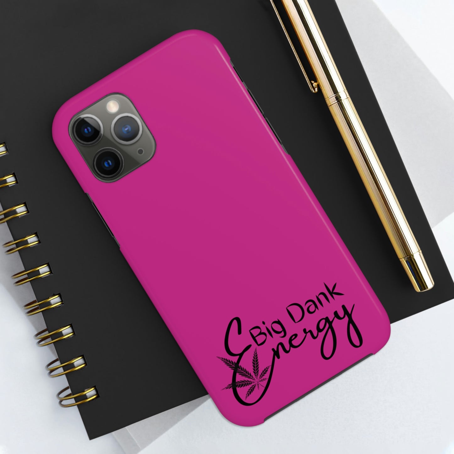 Big dank energy /pink Tough IPhone Cases, Case-Mate