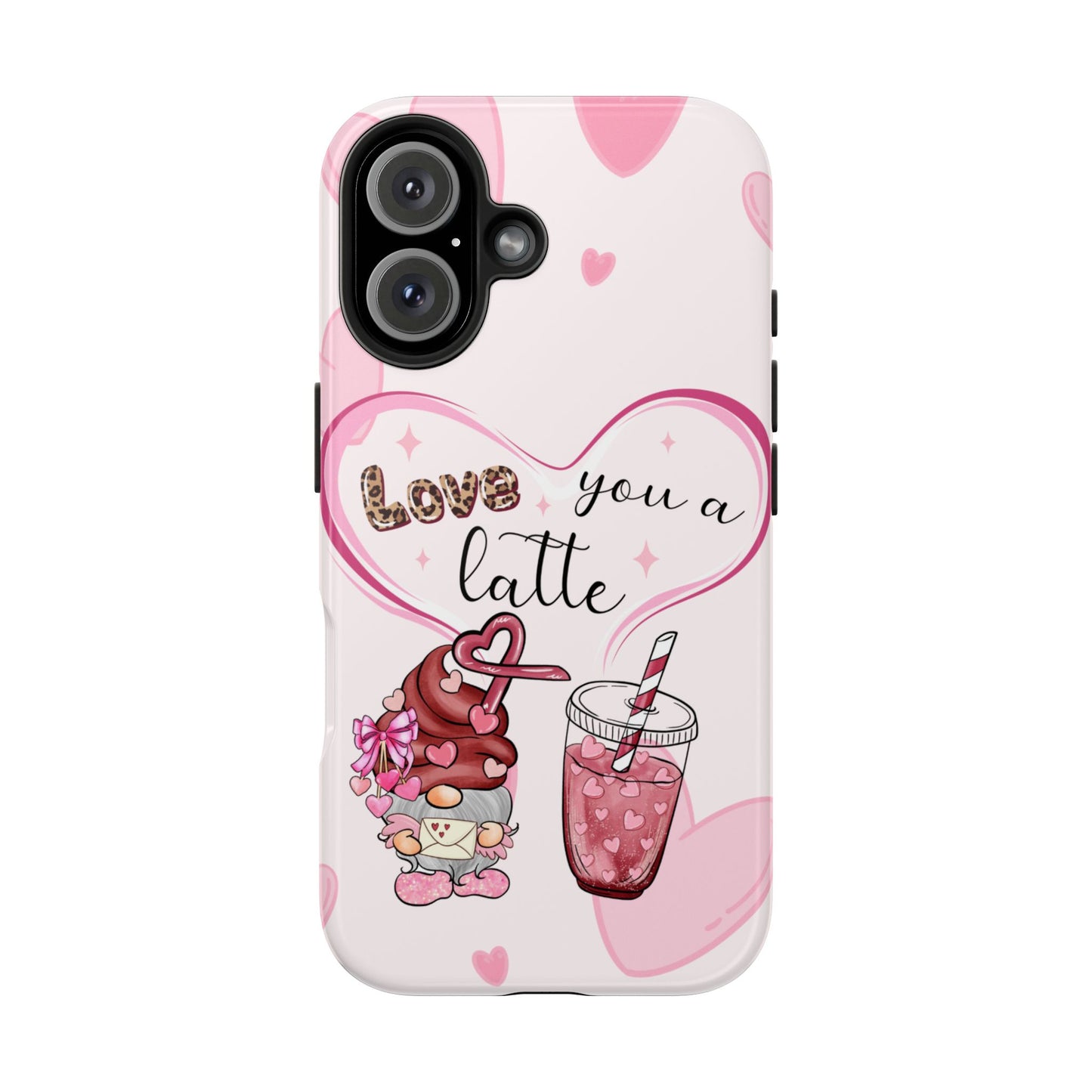 Love you a latte-Valentines day iPhone case- Romantic & stylish design