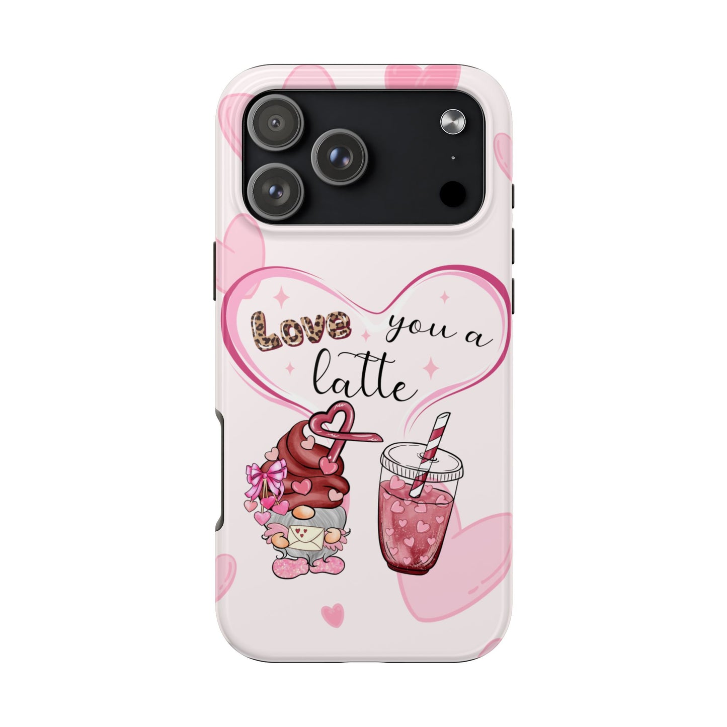 Love You a Latte Valentine iPhone Case | Sole Artist Studio
