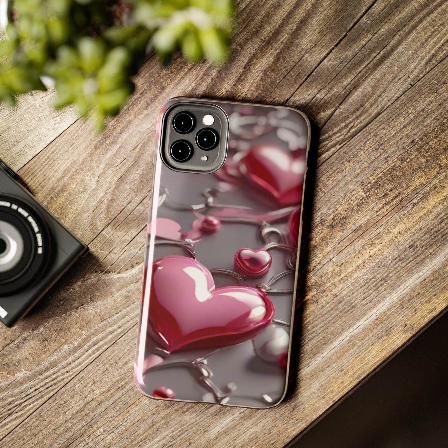 Wired heart- Valentines day iPhone case- Romantic & stylish design