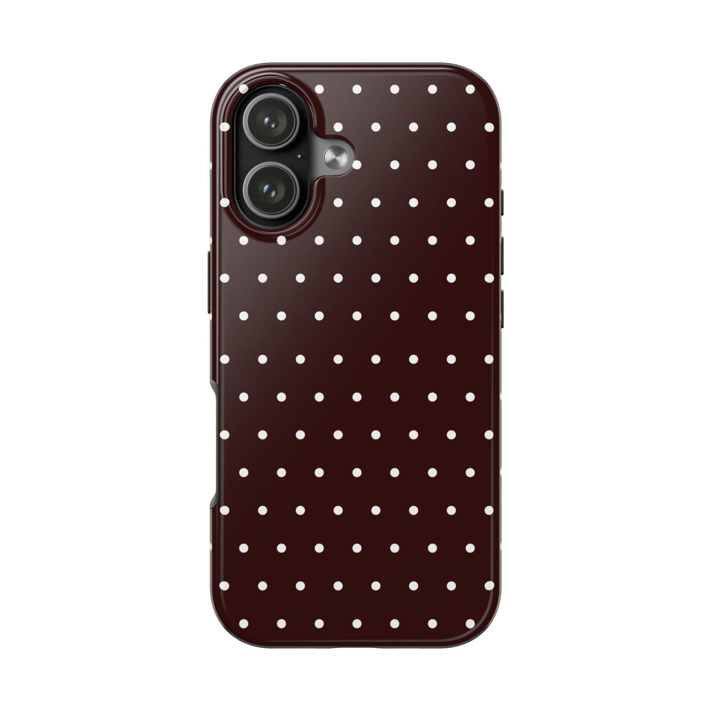 Burgundy Polka Dot iPhone Case | Sole Artist Studio