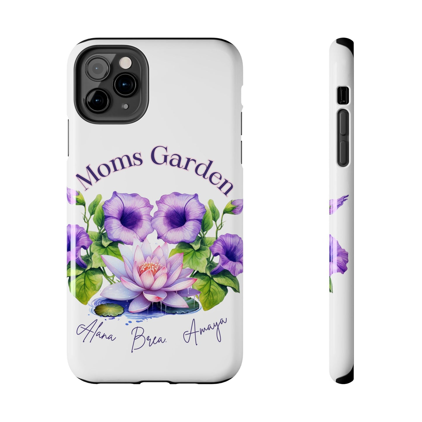 Custom "Moms Garden" phone case personalized Mother's Day gift
