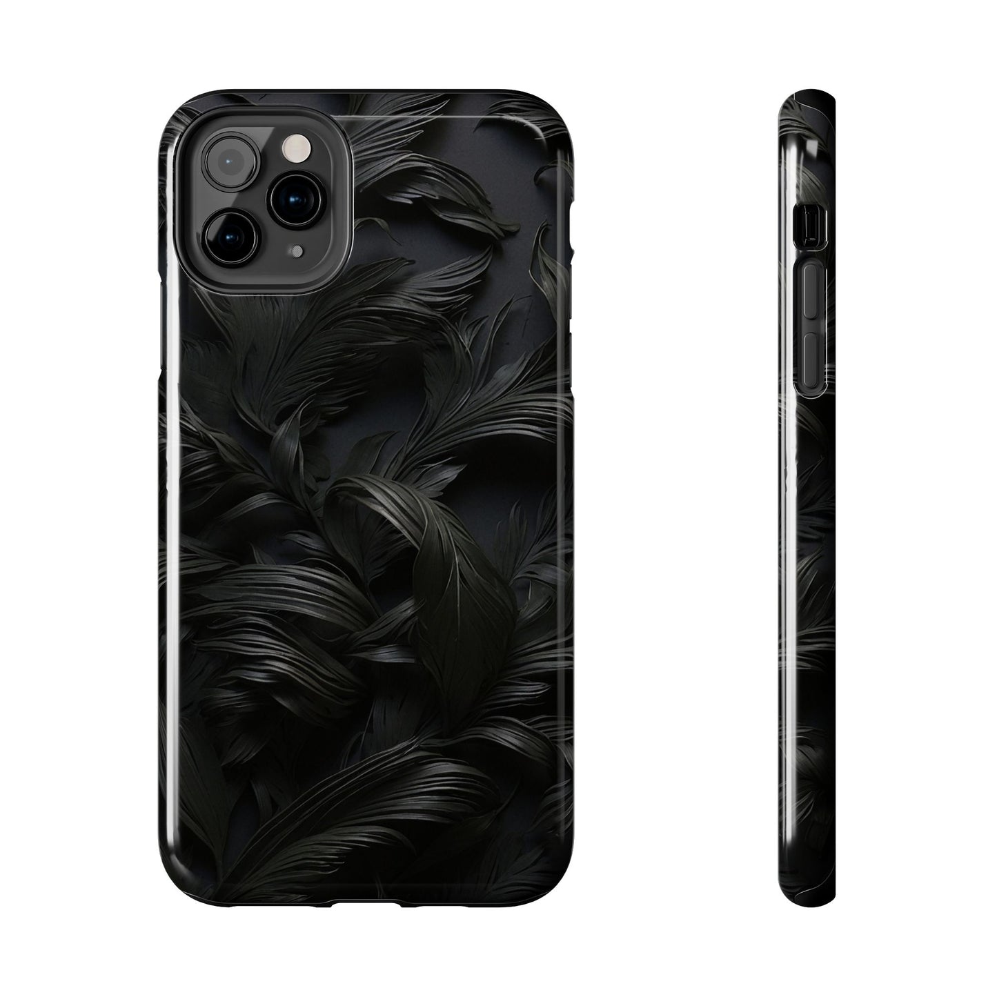 Black Engraved Gothic Abstract iPhone Case | Sole Artist Studio