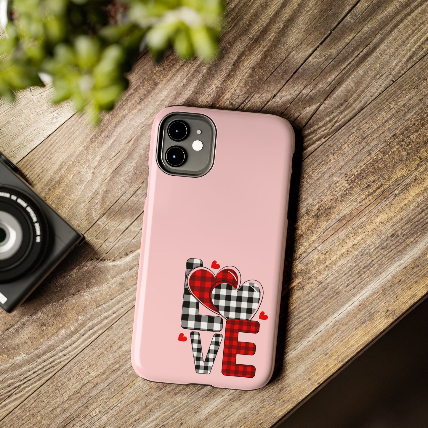 Pink LOVE Valentine iPhone Case | Sole Artist Studio