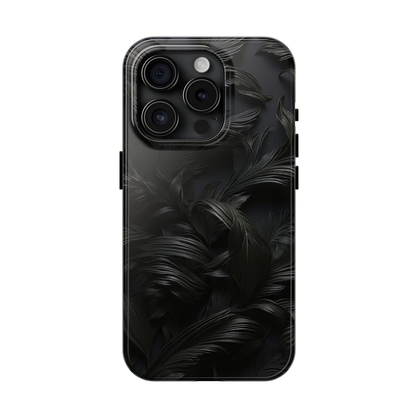 Black Engraved Gothic Abstract iPhone Case | Sole Artist Studio