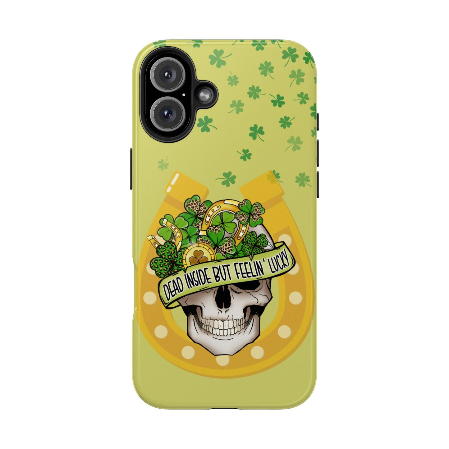 Dead Inside but Feeling Lucky St. Patrick’s Day iPhone Case | Sole Artist Studio