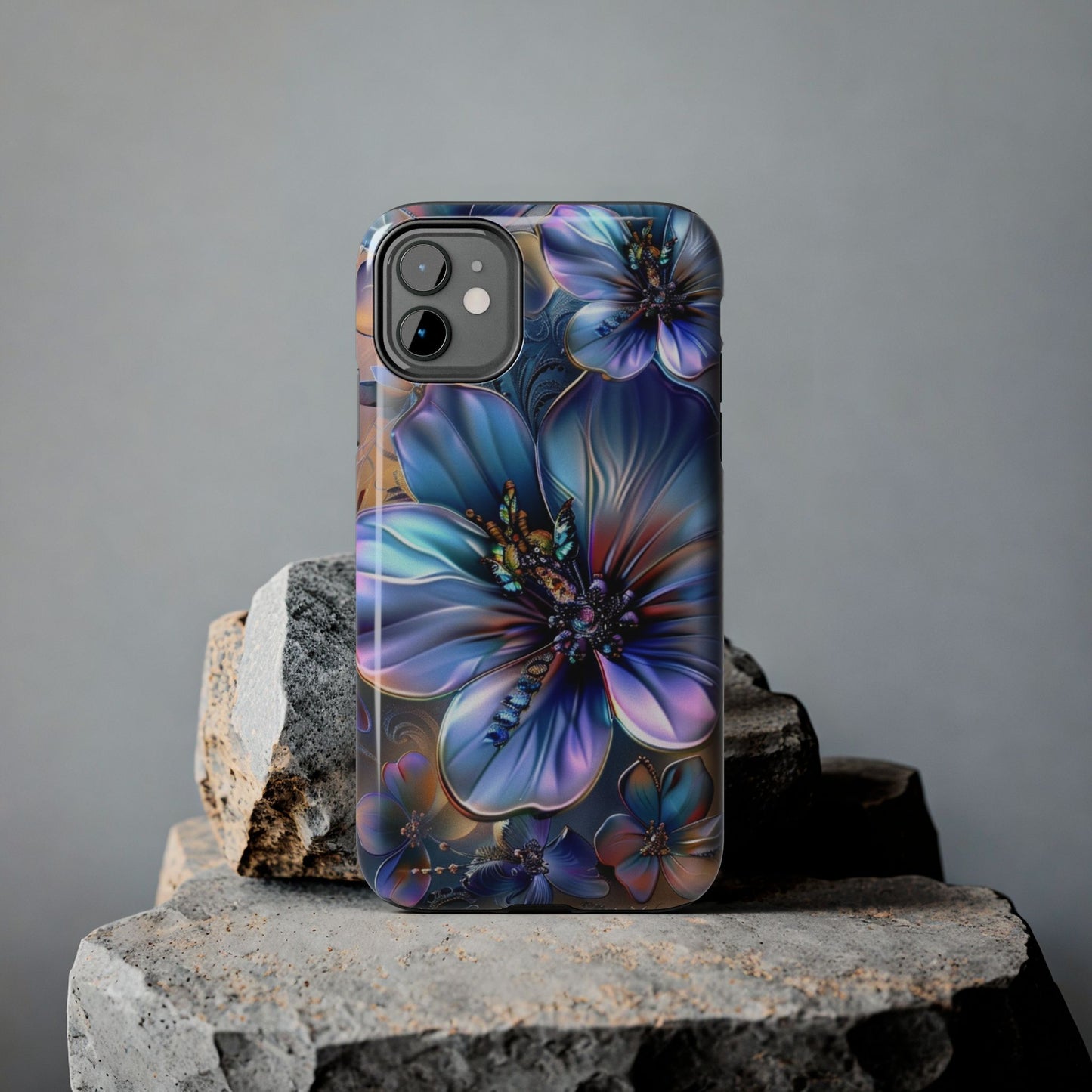 Jeweled Hibiscus Floral iPhone Case | Sole Artist Studio