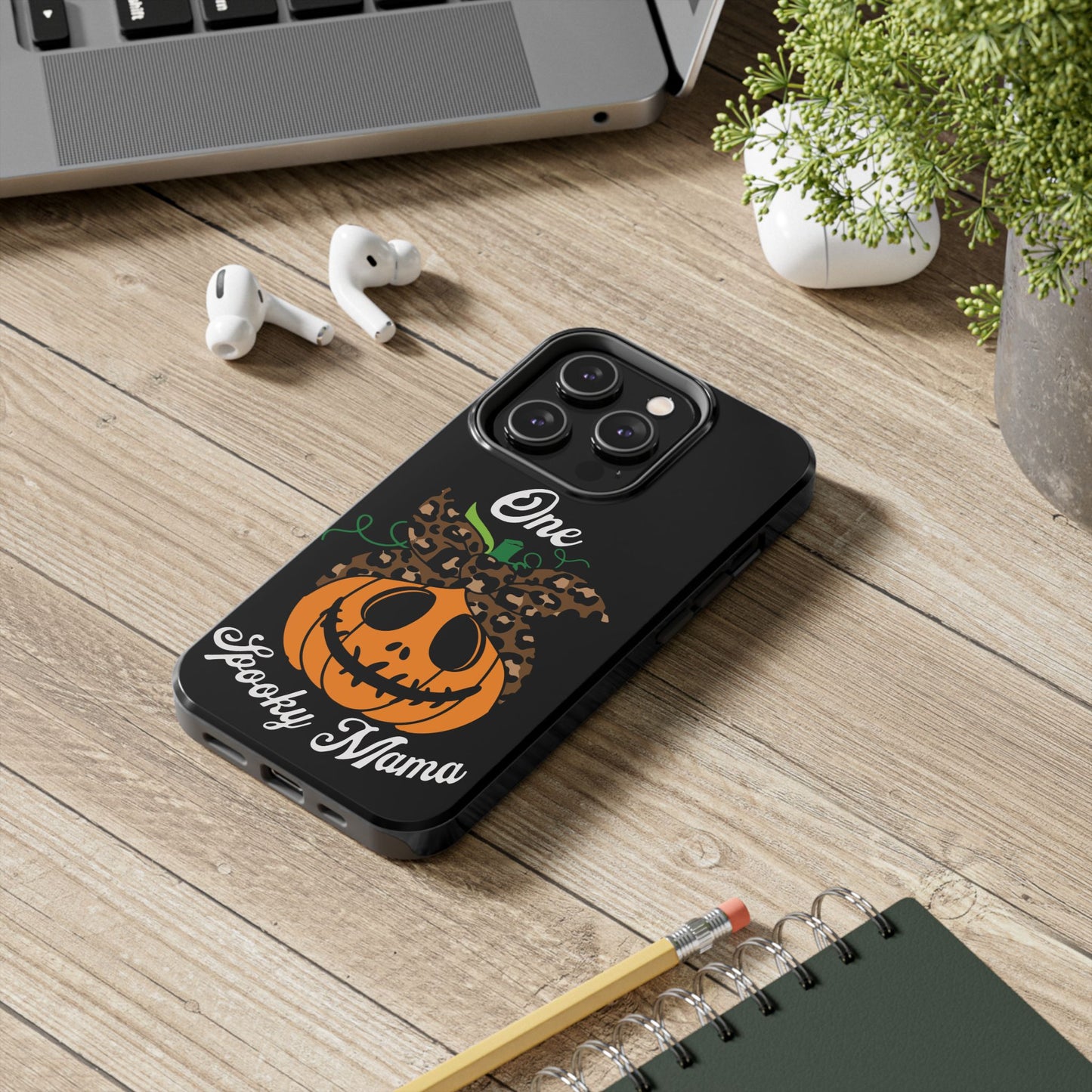 One spooky mama, Halloween Tough Phone Cases