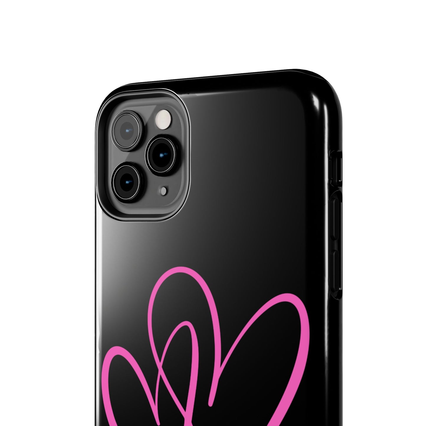 Intertwined Pink Hearts Valentine iPhone Case | Sole Artist Studio