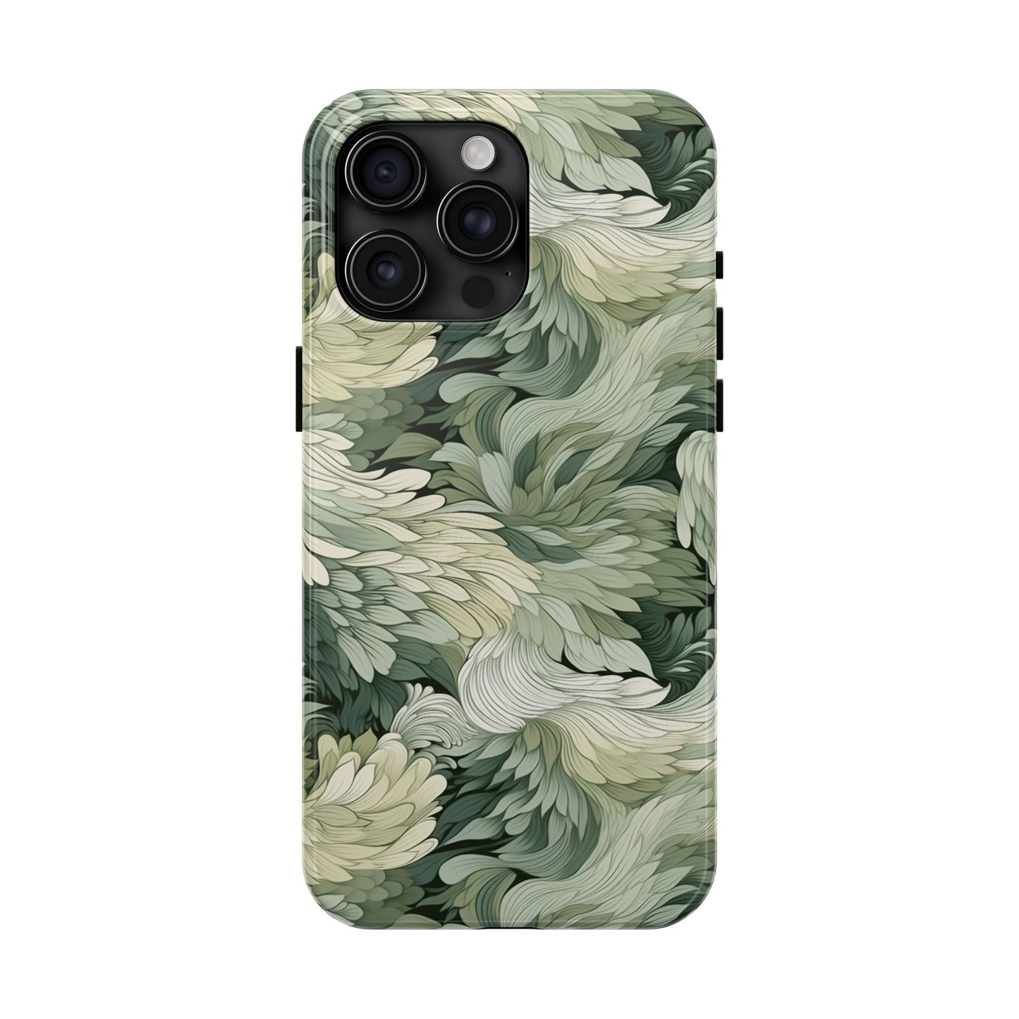 Vintage Sage Green Abstract iPhone Case | Sole Artist Studio