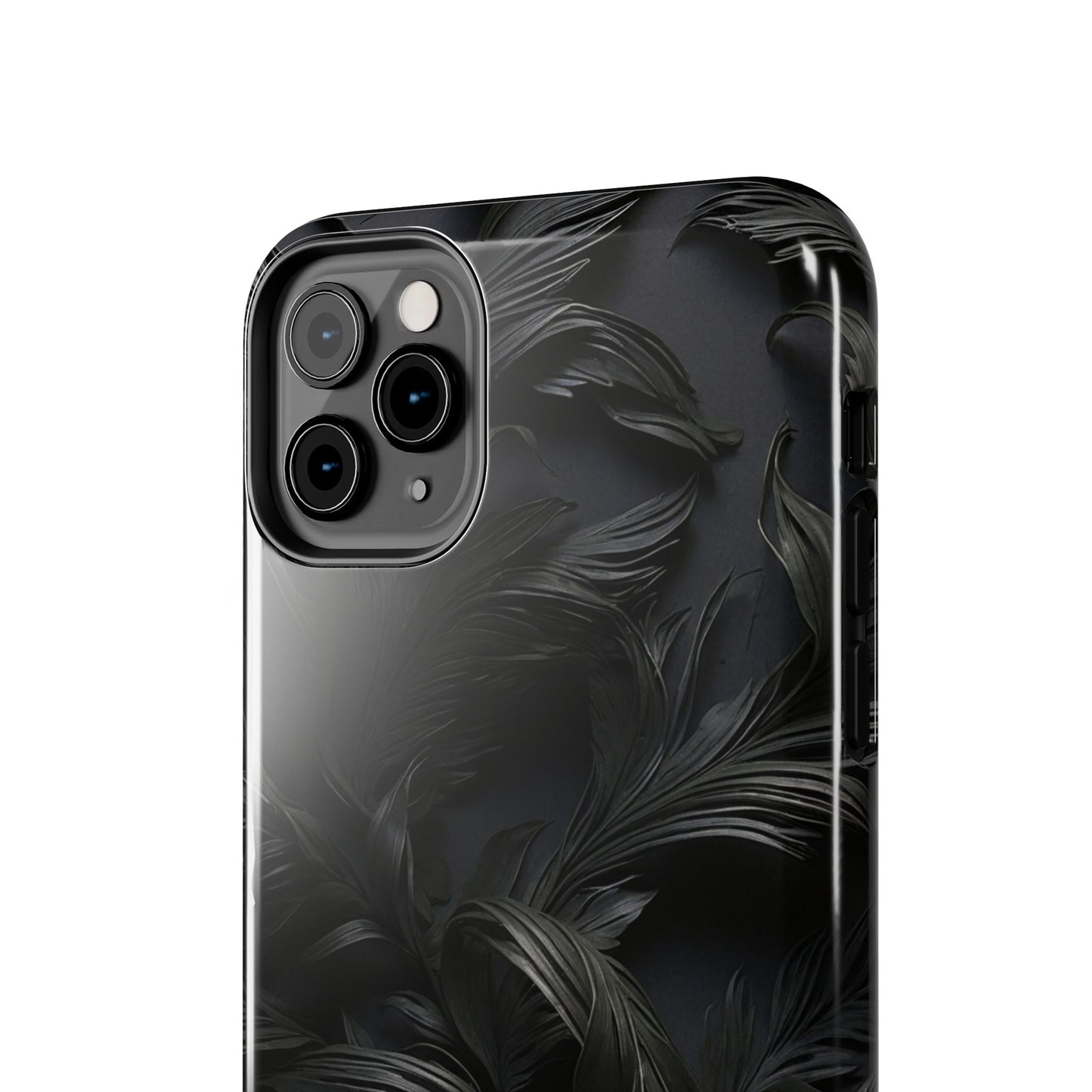 Black Engraved Gothic Abstract iPhone Case | Sole Artist Studio