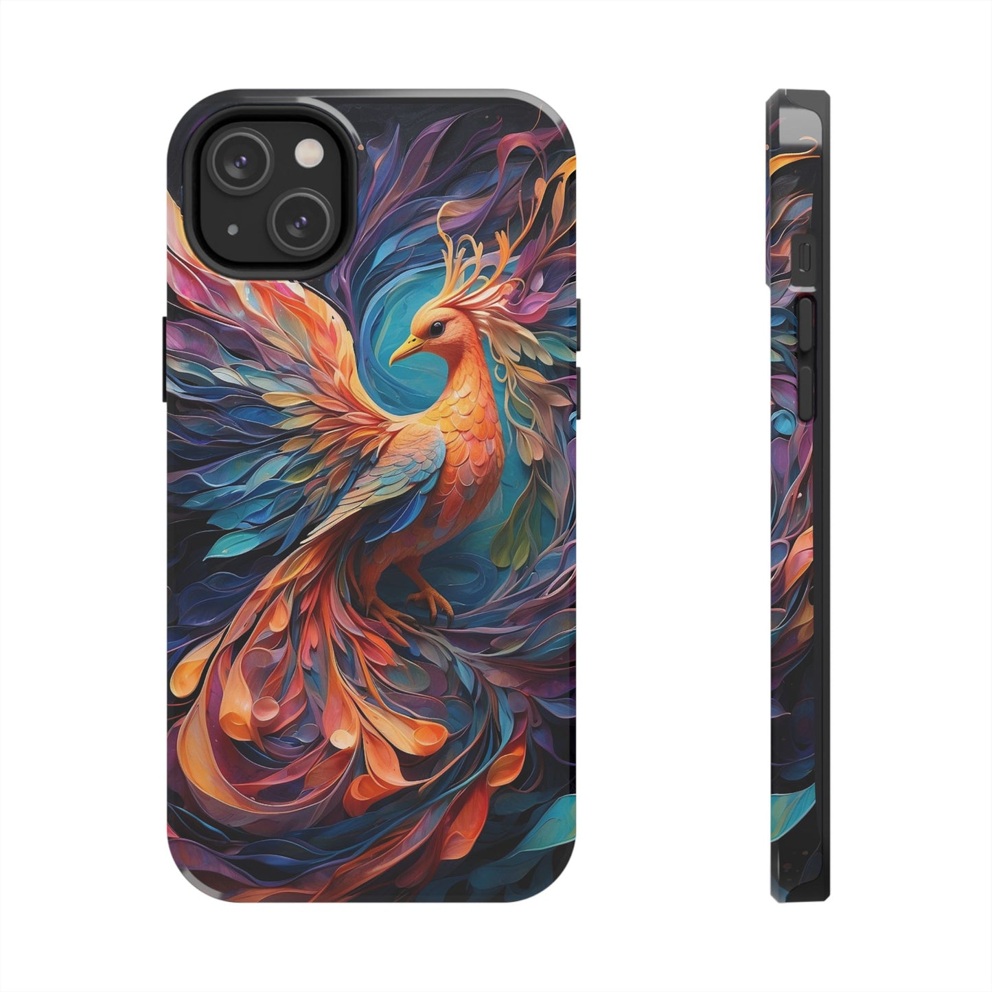 Colorful phoenix phone case-Compatible with iPhone models