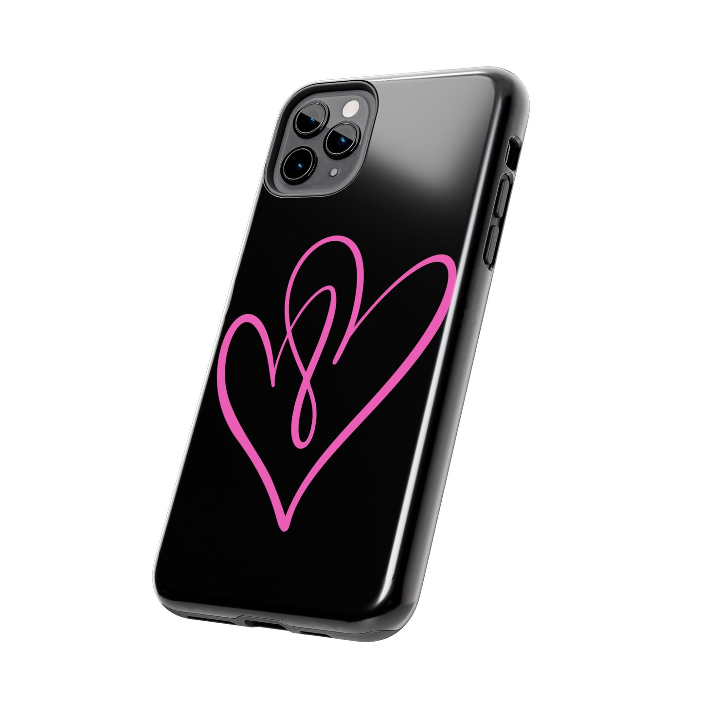 Intertwined Pink Hearts Valentine iPhone Case | Sole Artist Studio