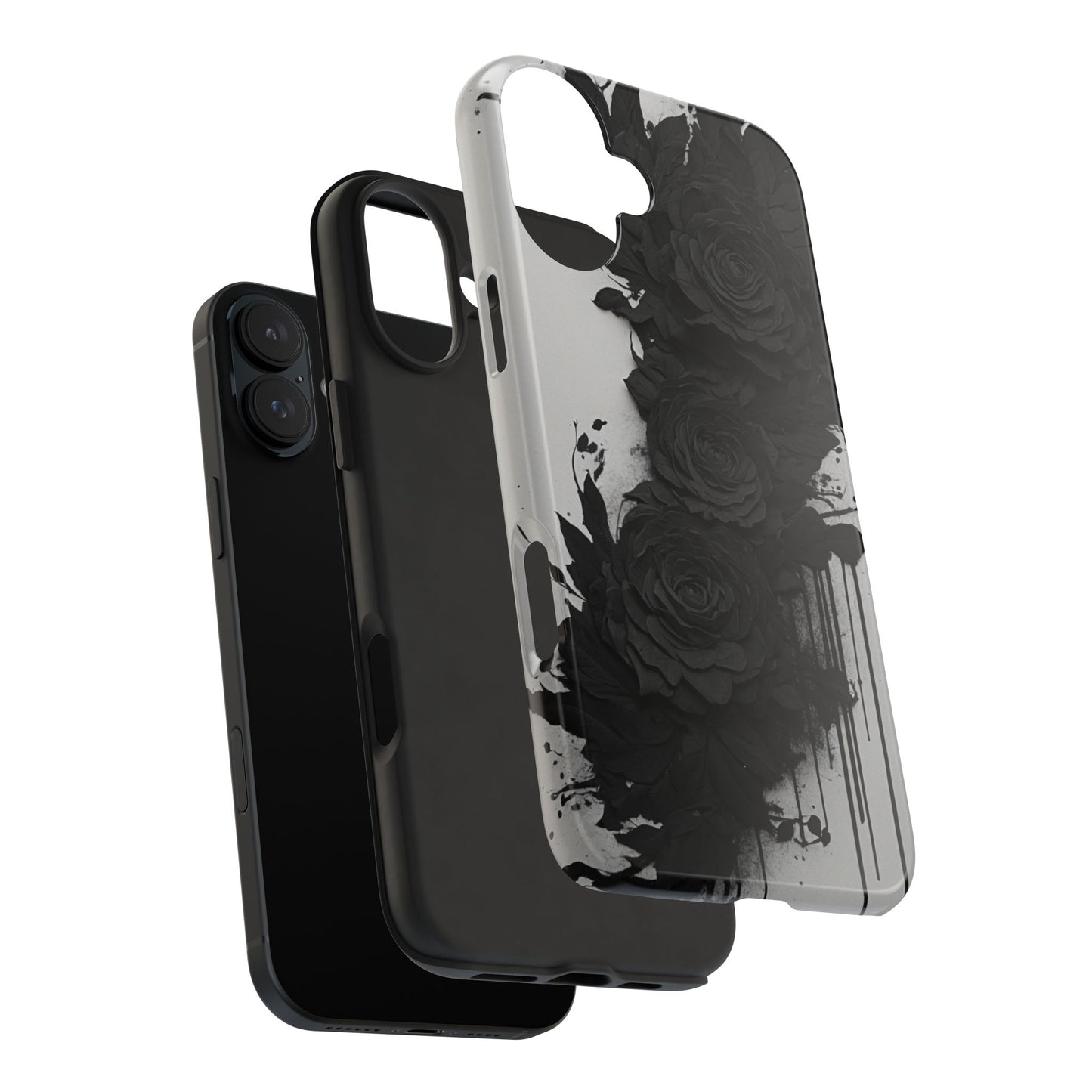 Black Rose Floral iPhone Case | Sole Artist Studio